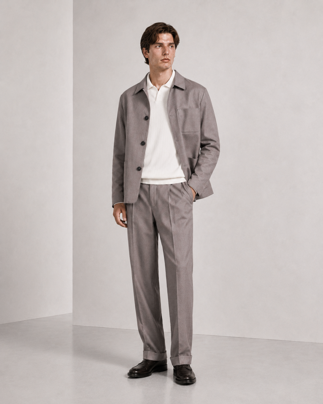 PANTALONE VITA ALTA CON FIBBIE
