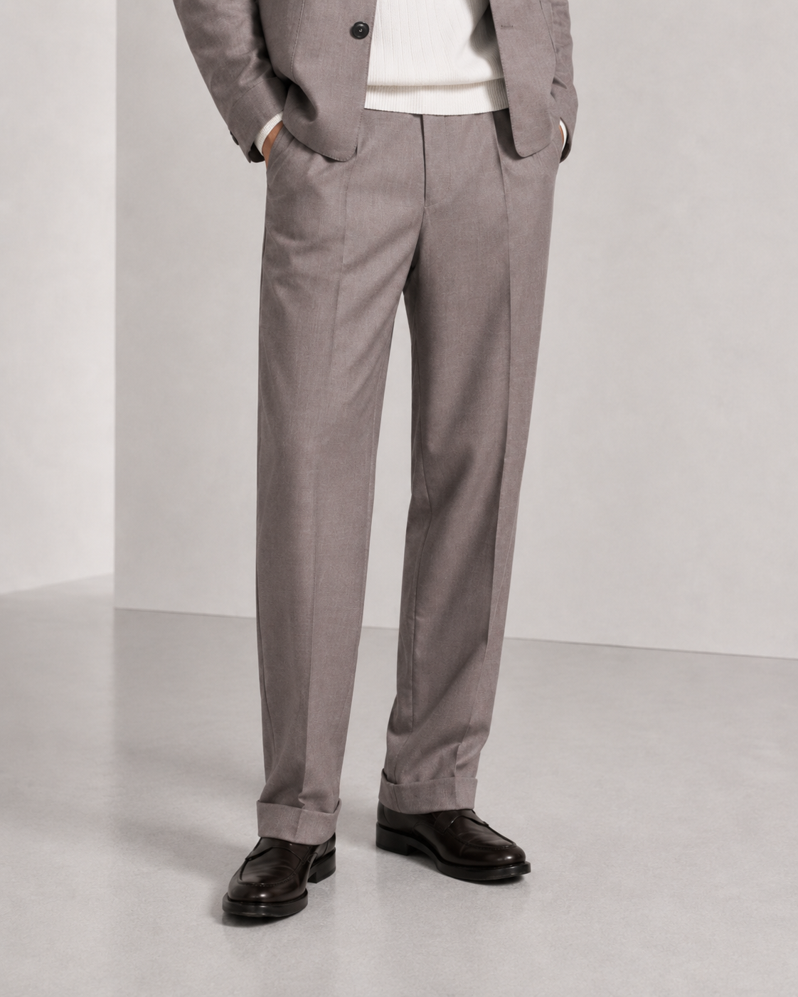 PANTALONE VITA ALTA CON FIBBIE