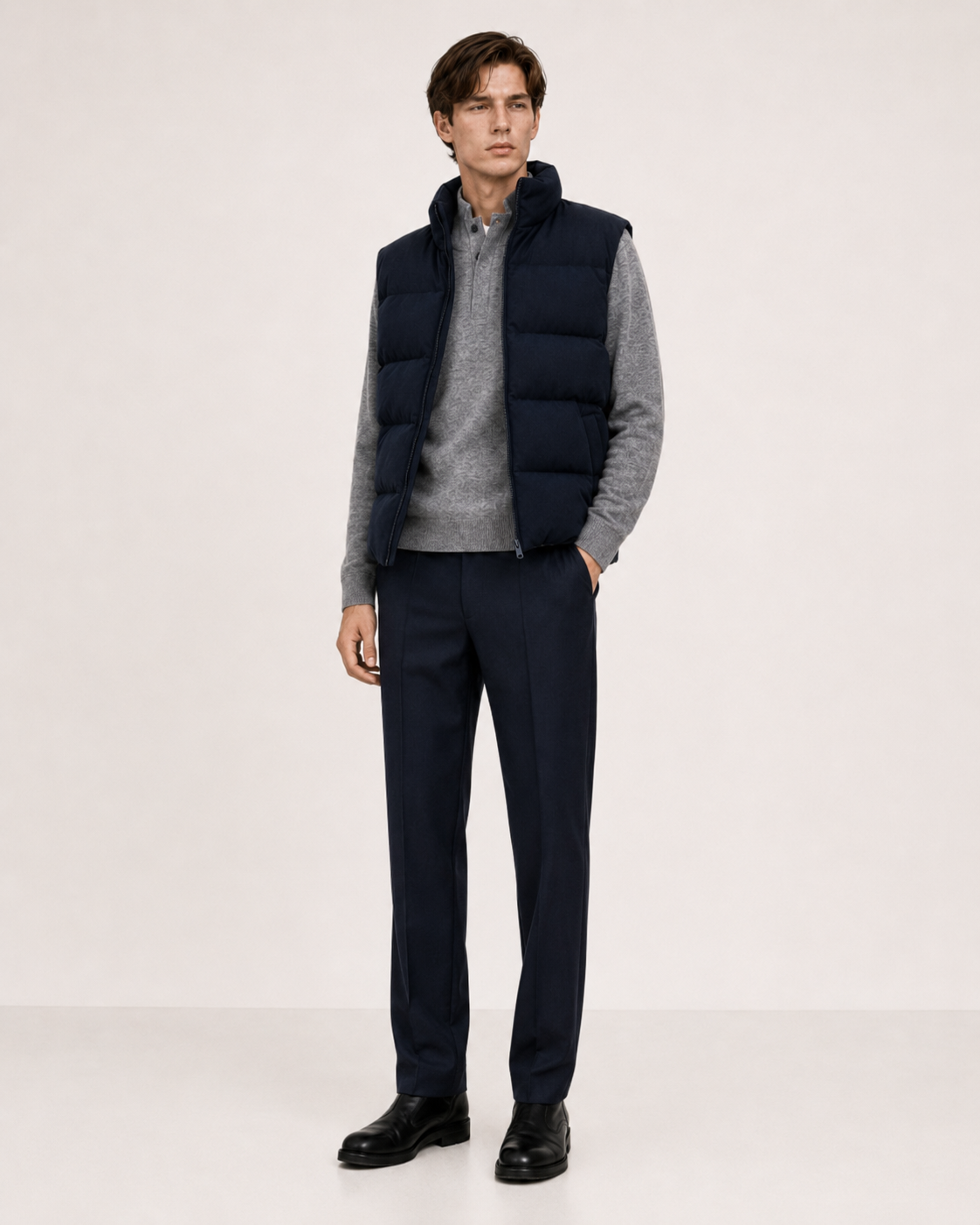 PANTALONE REGULAR ELASTICIZZATO SU VITA POSTERIORMENTE