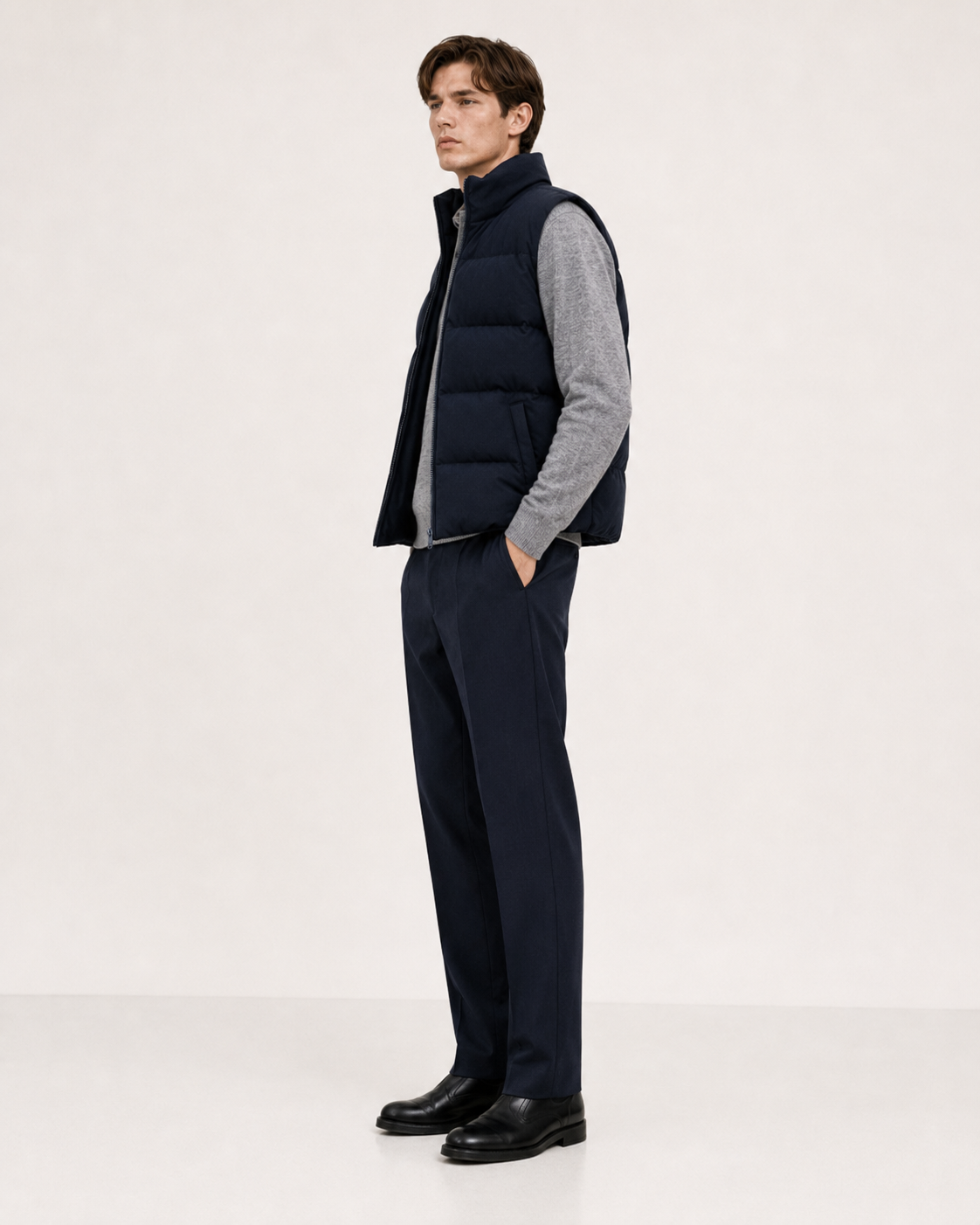 PANTALONE REGULAR ELASTICIZZATO SU VITA POSTERIORMENTE
