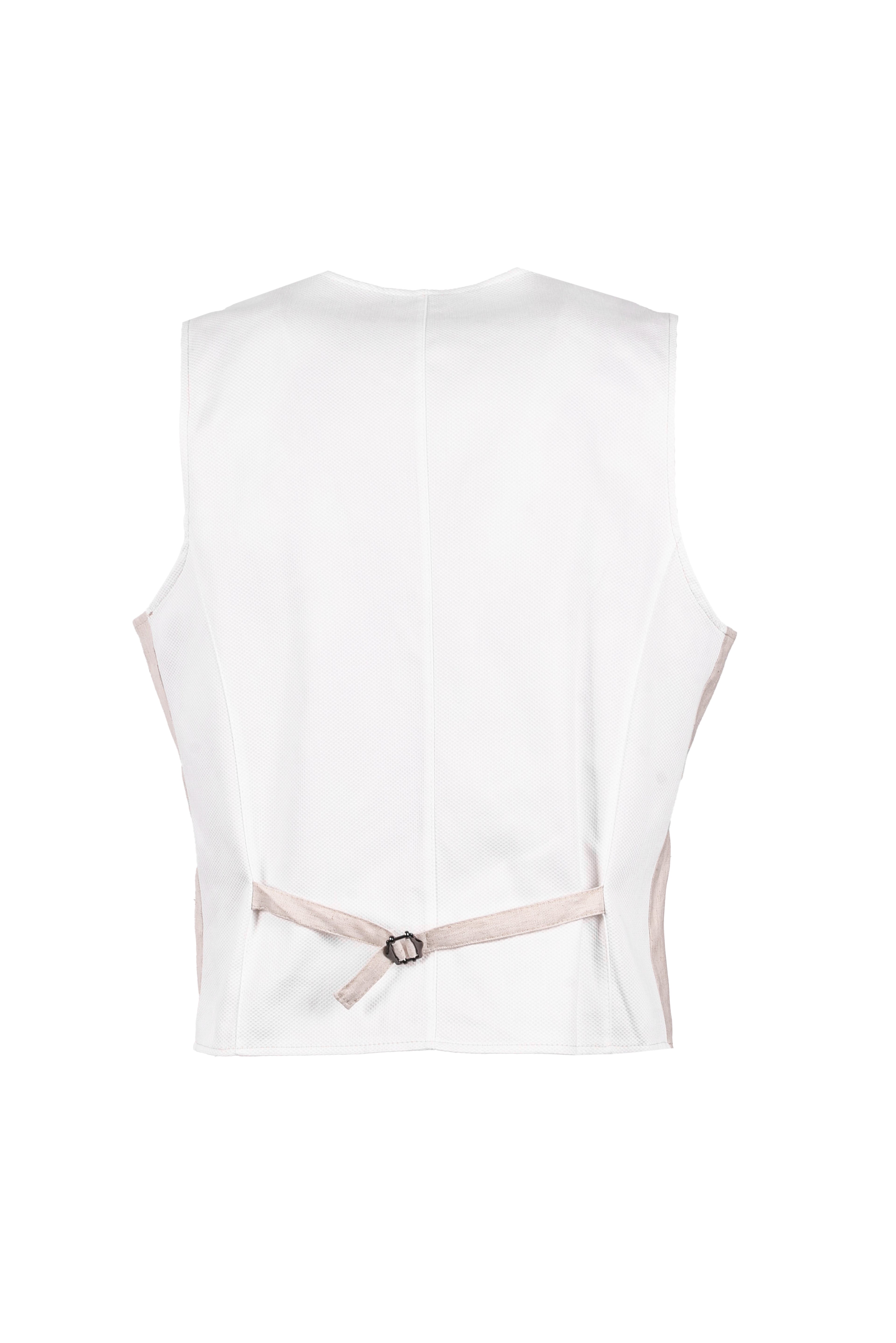 GILET SLIM FIT IN TESSUTO FIAMMATO