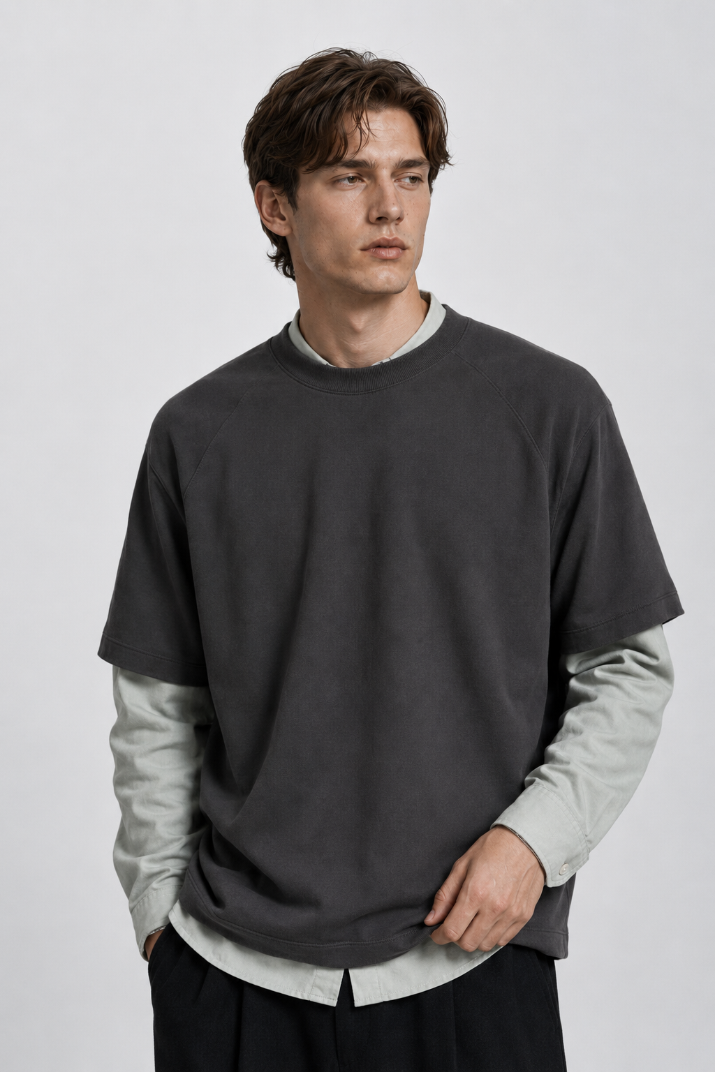 MAGLIE IN TESSUTO FRENCH TERRY DI COTONE