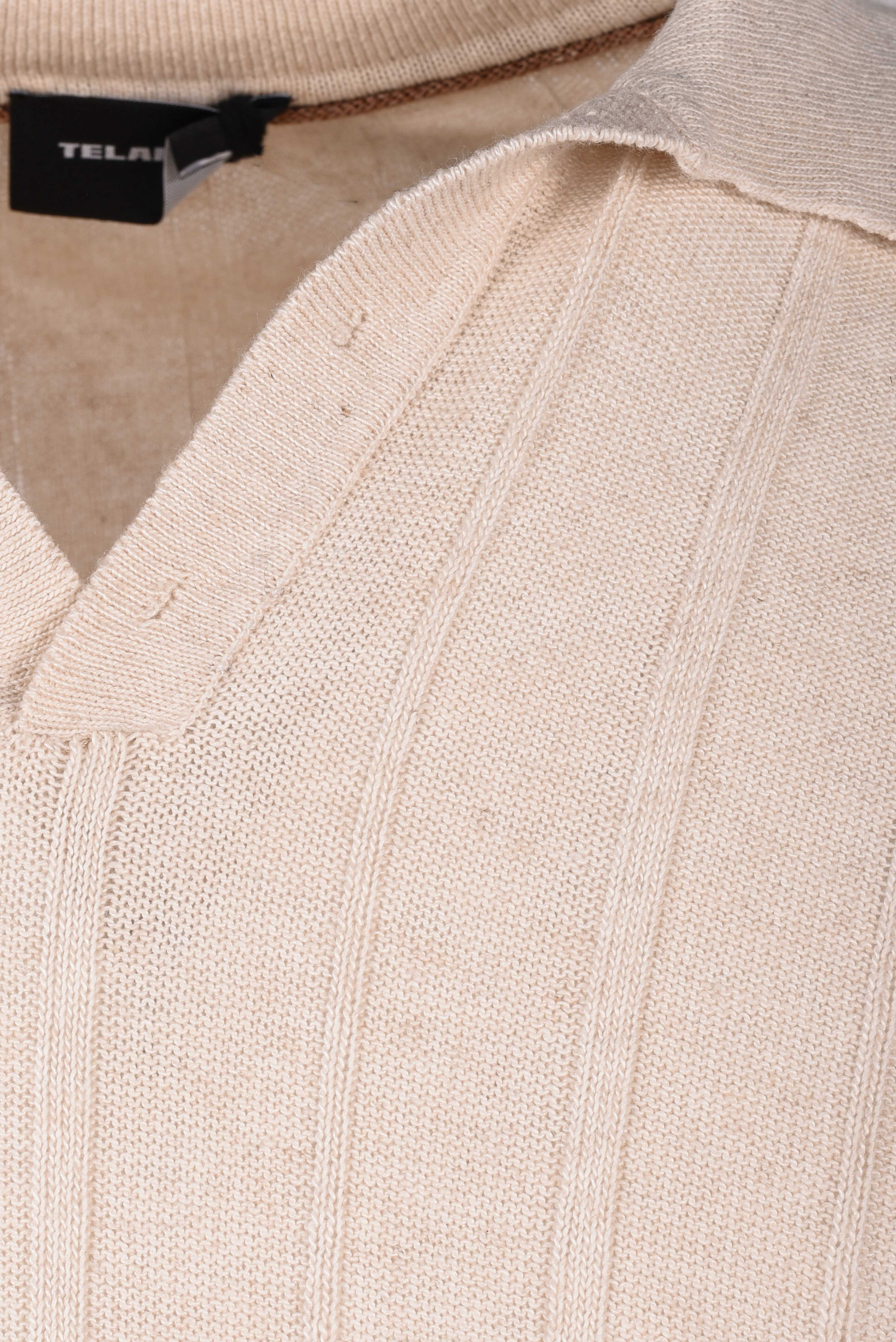 MAGLIA POLO MISTO LINO