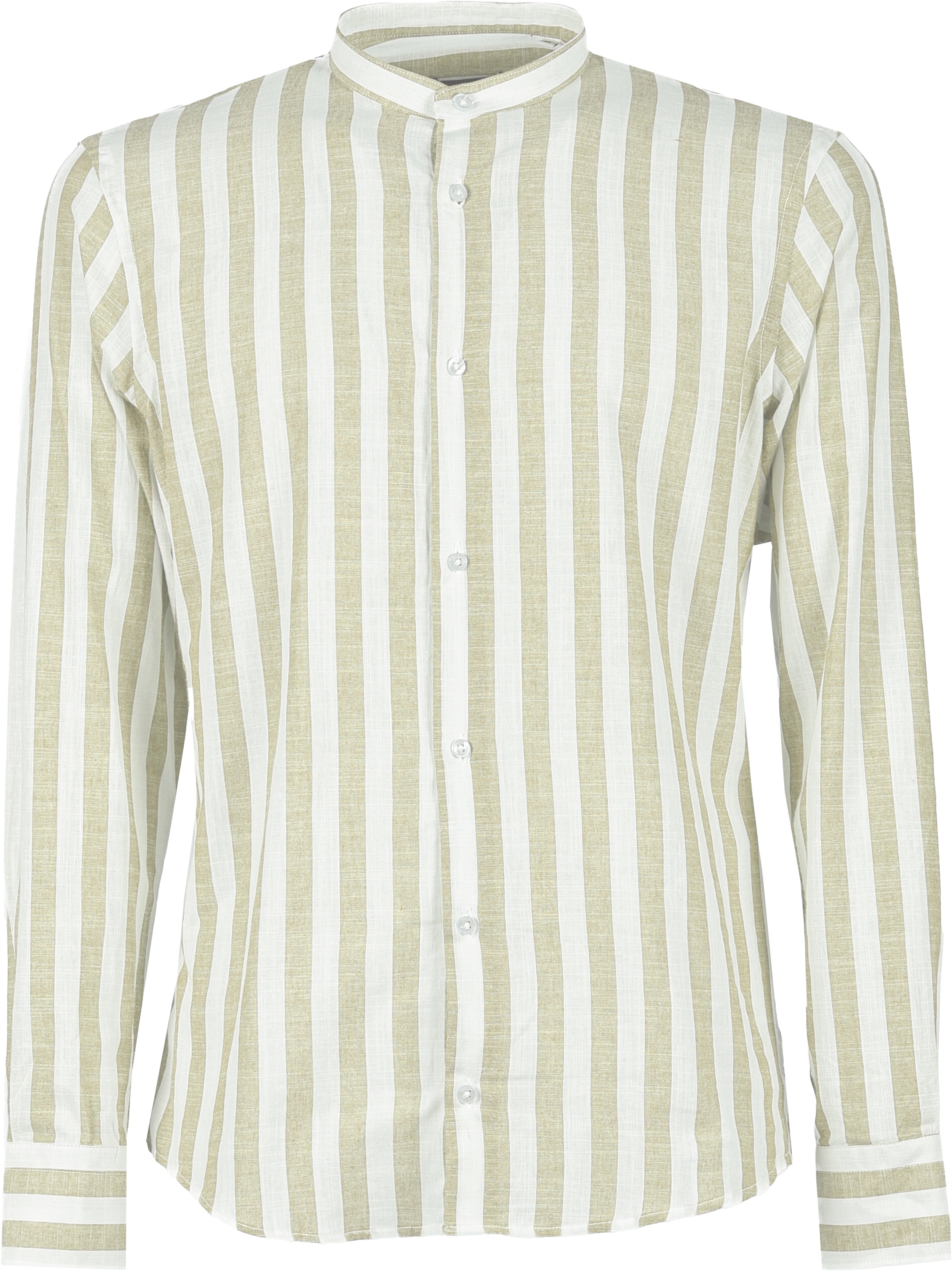 CAMICIA RIGHE MISTO LINO