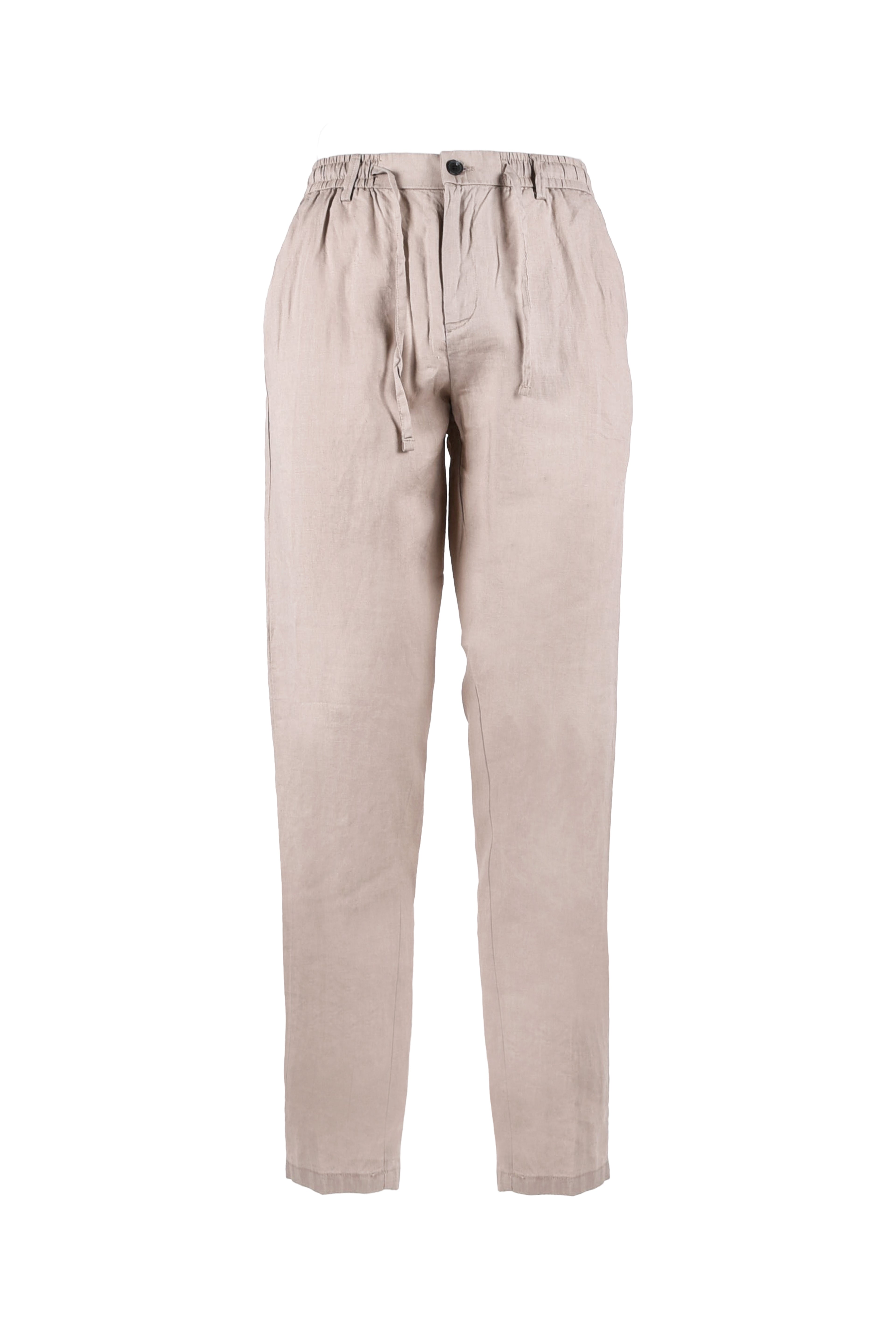 PANTALONE MISTO LINO COULISSE IN VITA VESTIBILITA REGULAR