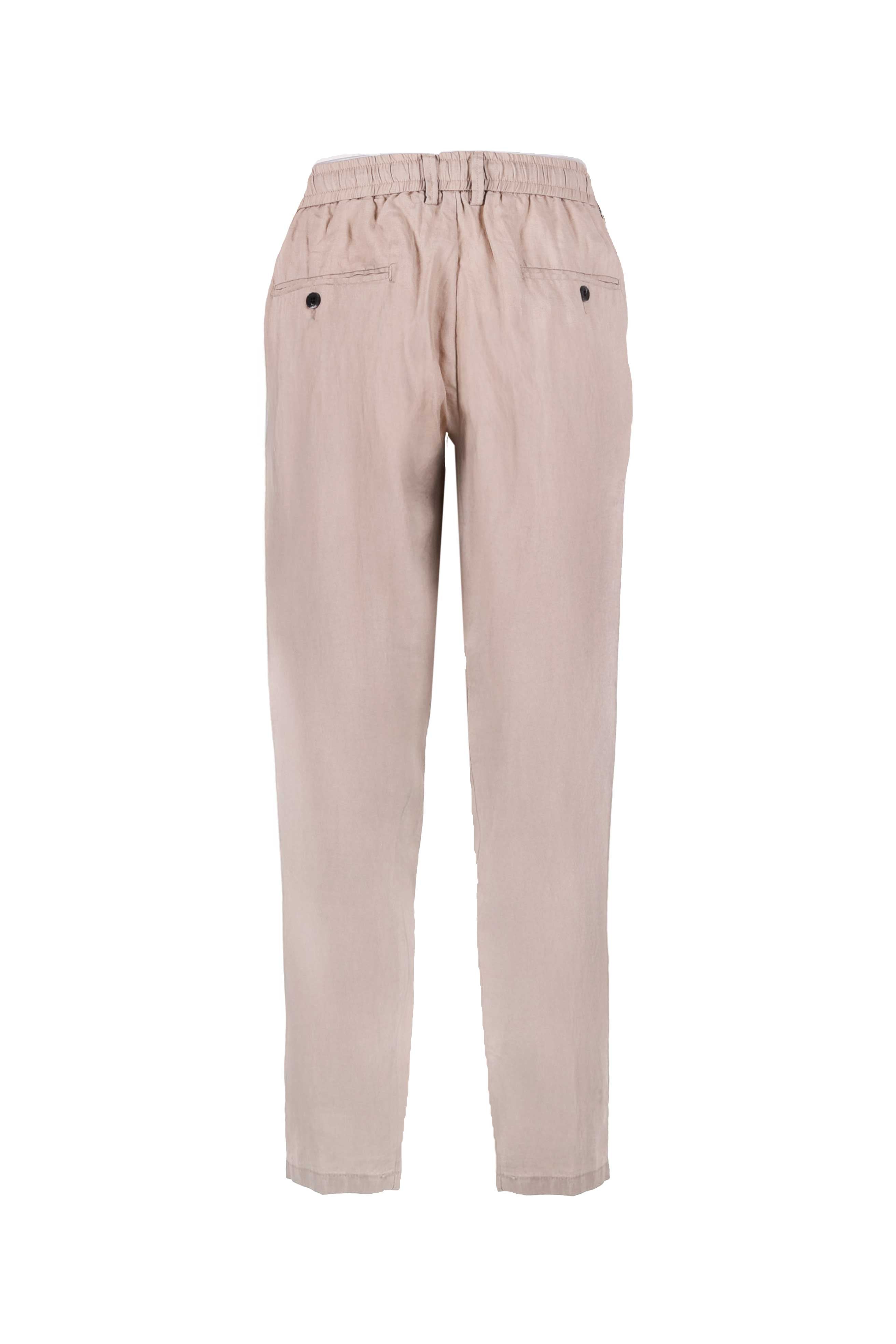 PANTALONE MISTO LINO COULISSE IN VITA VESTIBILITA REGULAR