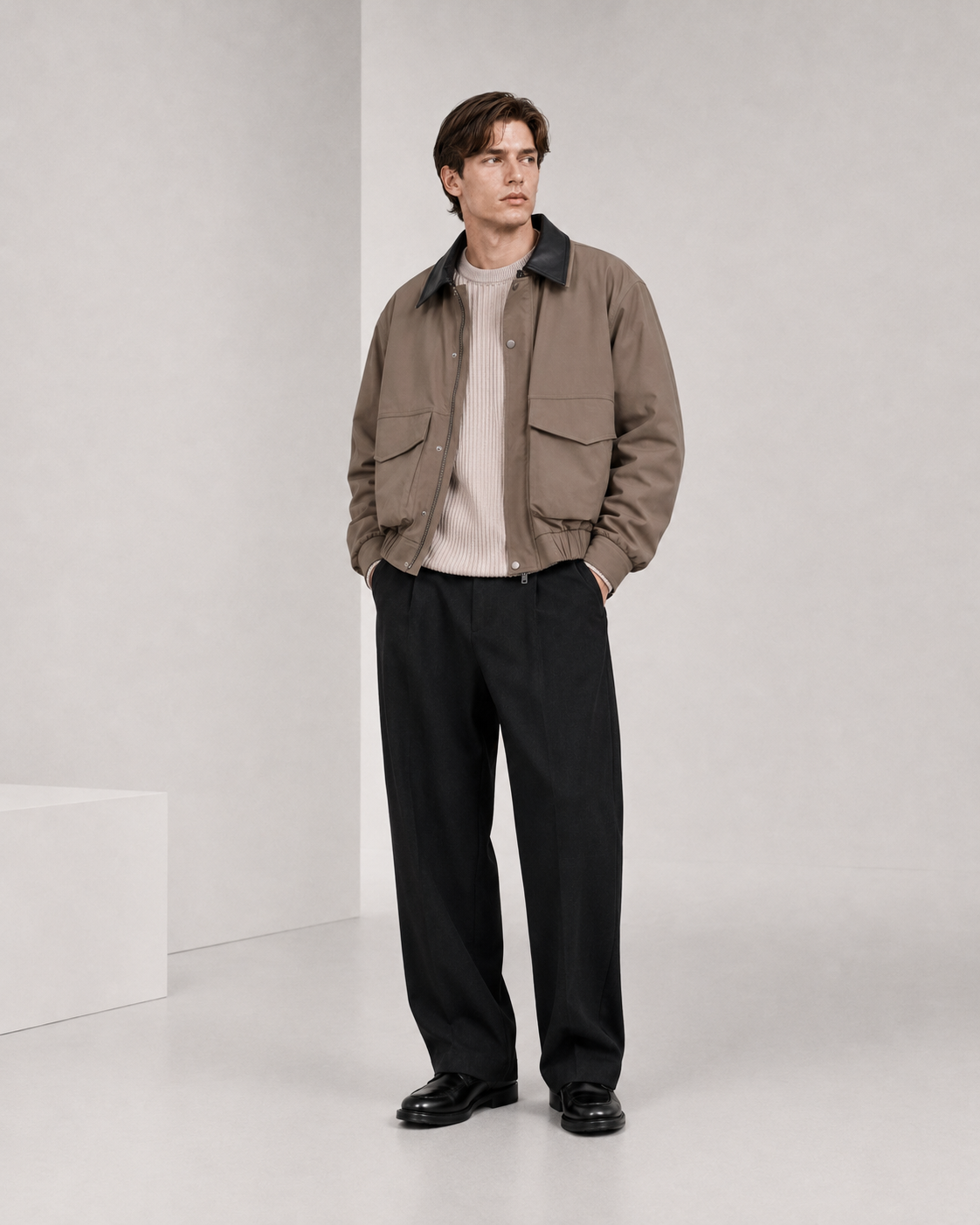 GIUBBINO IN STILE BARBOUR, VESTIBILITA' OVER