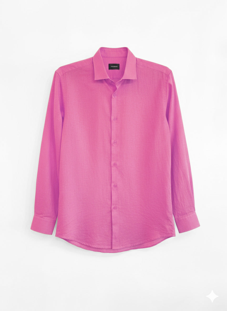 CAMICIA LINO COTONE COLLO CAPRI