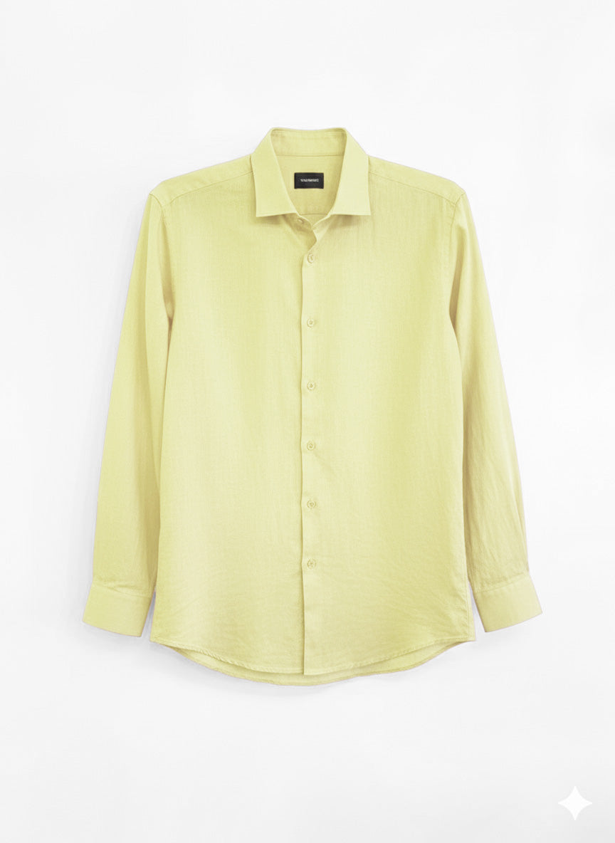 CAMICIA LINO COTONE COLLO CAPRI