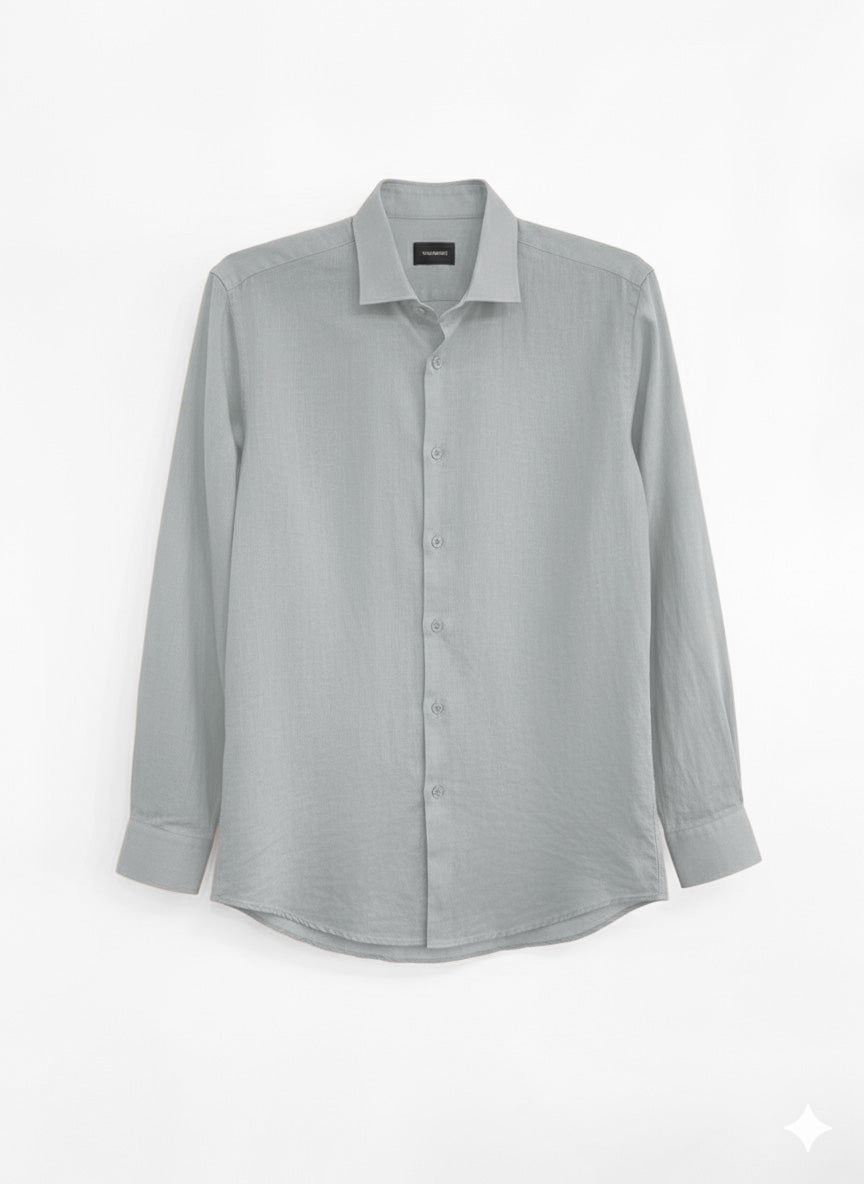 CAMICIA LINO COTONE COLLO CAPRI