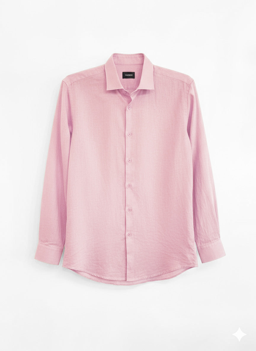 CAMICIA LINO COTONE COLLO CAPRI