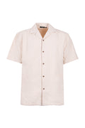 CAMICIA COLLO BOWLING IN TESSUTO TEXTURE