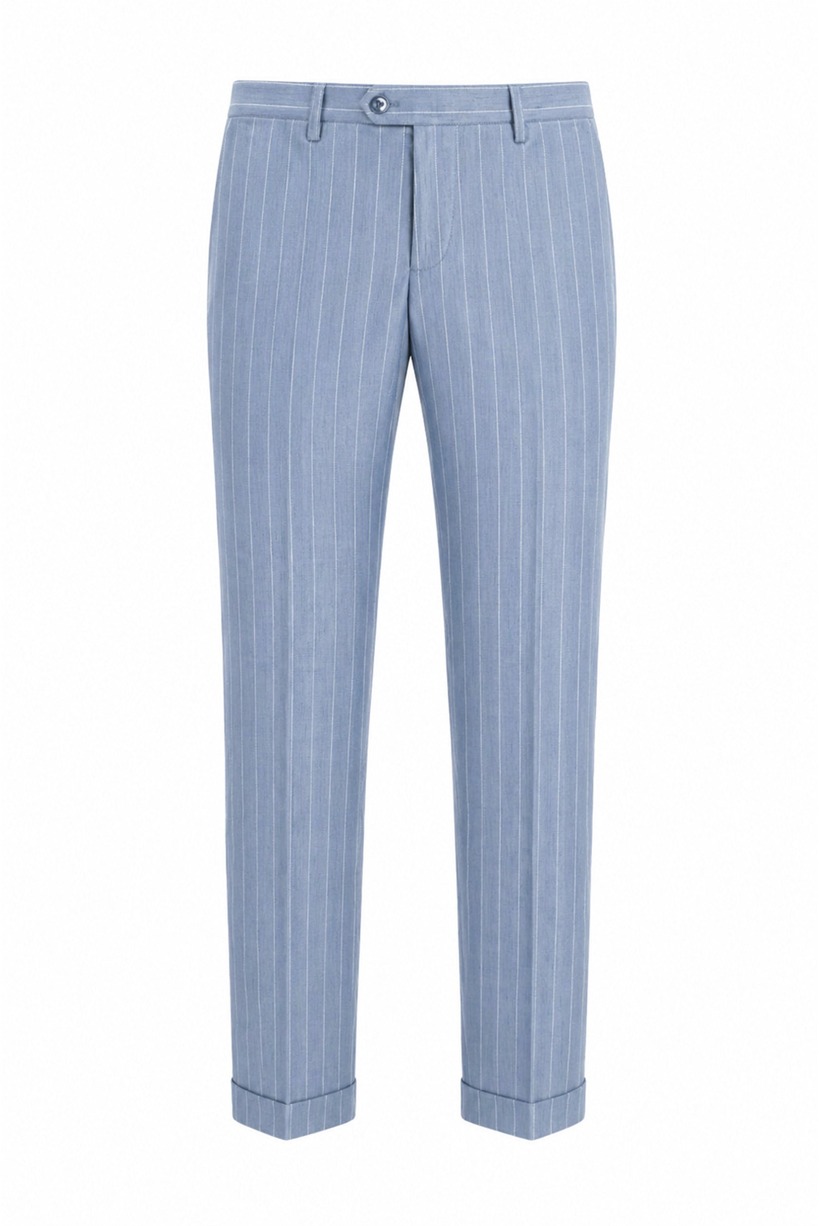 CHINOS GESSATO MISTO LINO