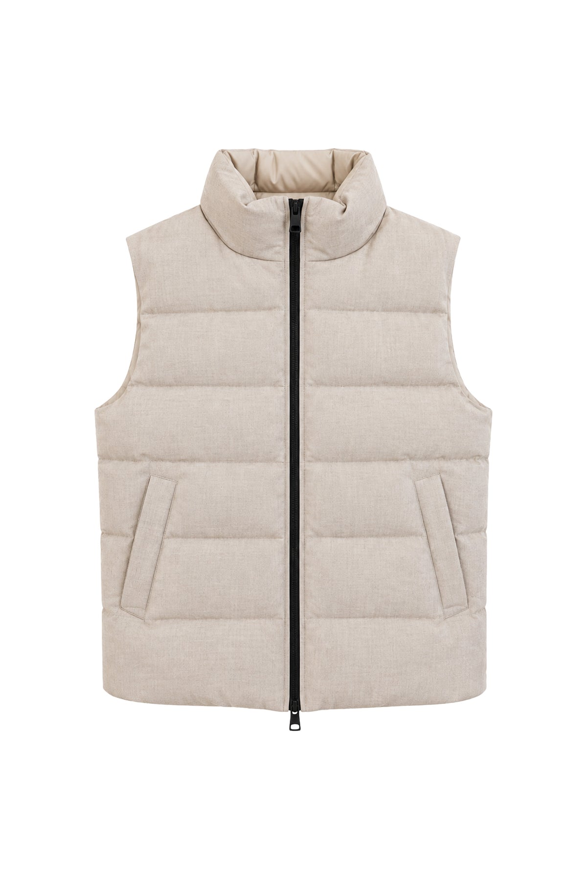 GILET IMBOTTINTO CON CAPPUCCIO NASCOSTO