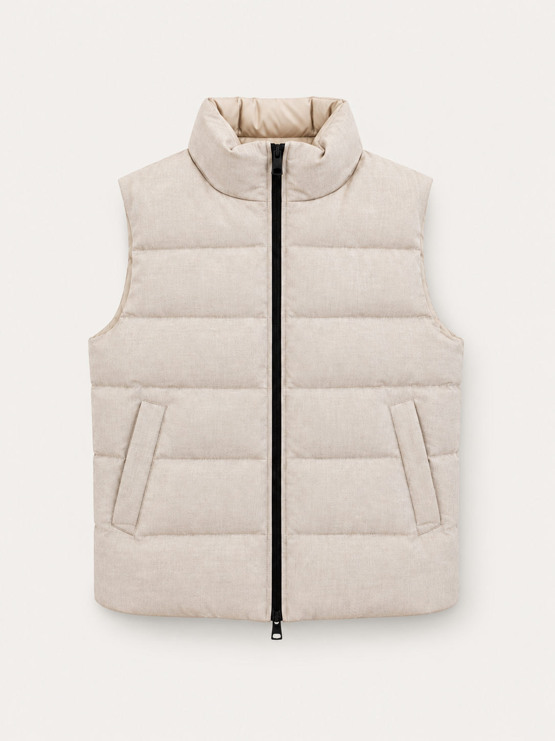 GILET IMBOTTINTO CON CAPPUCCIO NASCOSTO