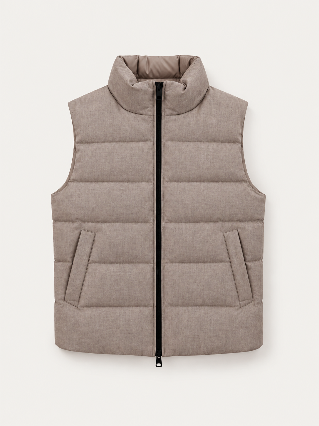GILET IMBOTTINTO CON CAPPUCCIO NASCOSTO