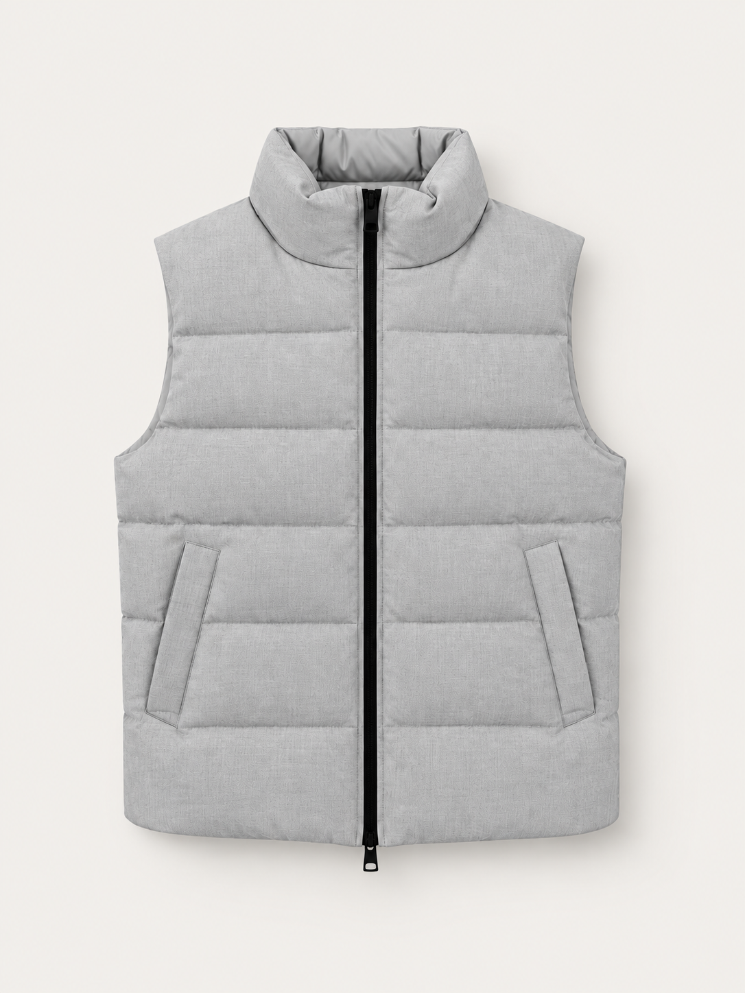 GILET IMBOTTINTO CON CAPPUCCIO NASCOSTO