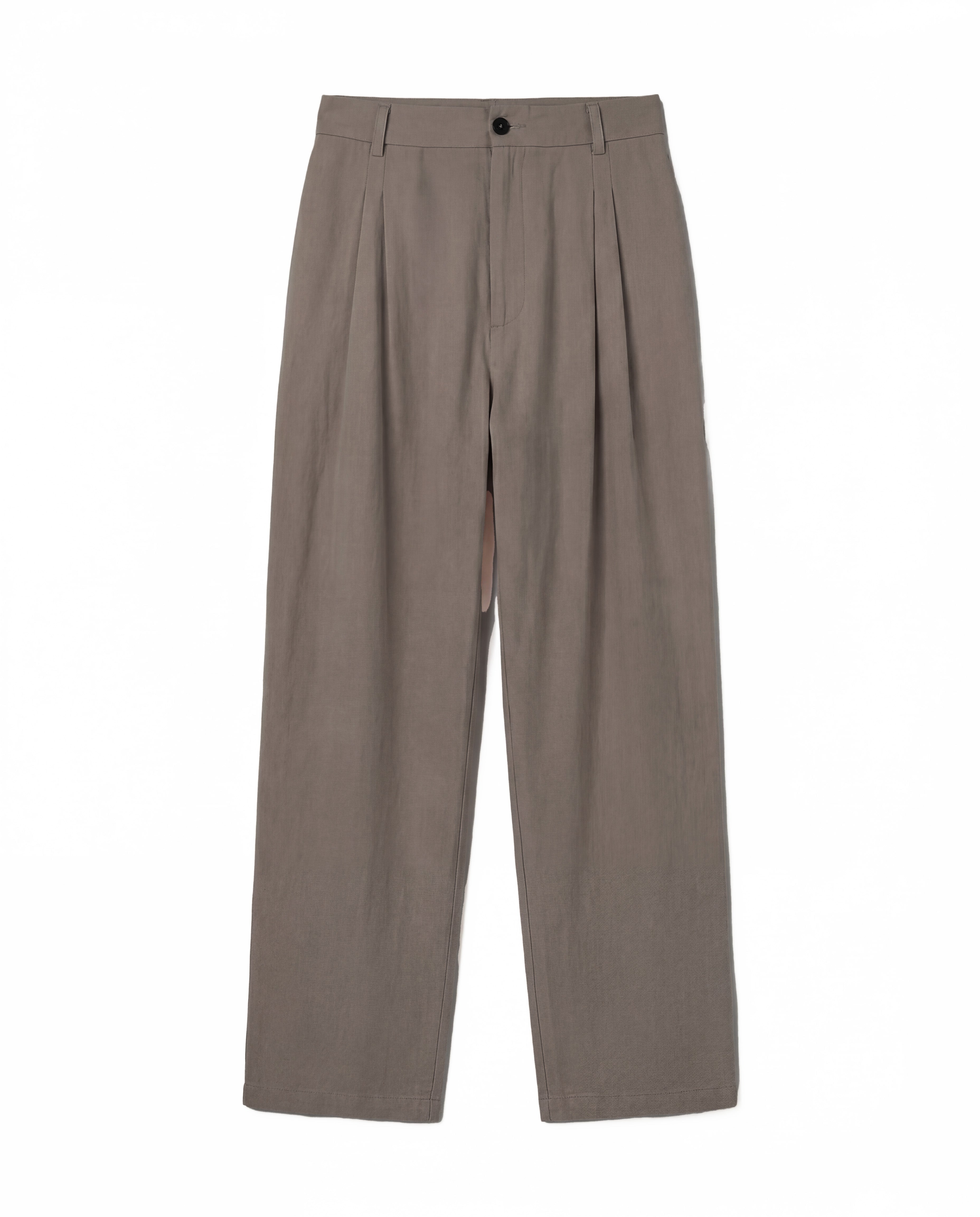 CHINOS MODELLO OVER IN MISTO LINO