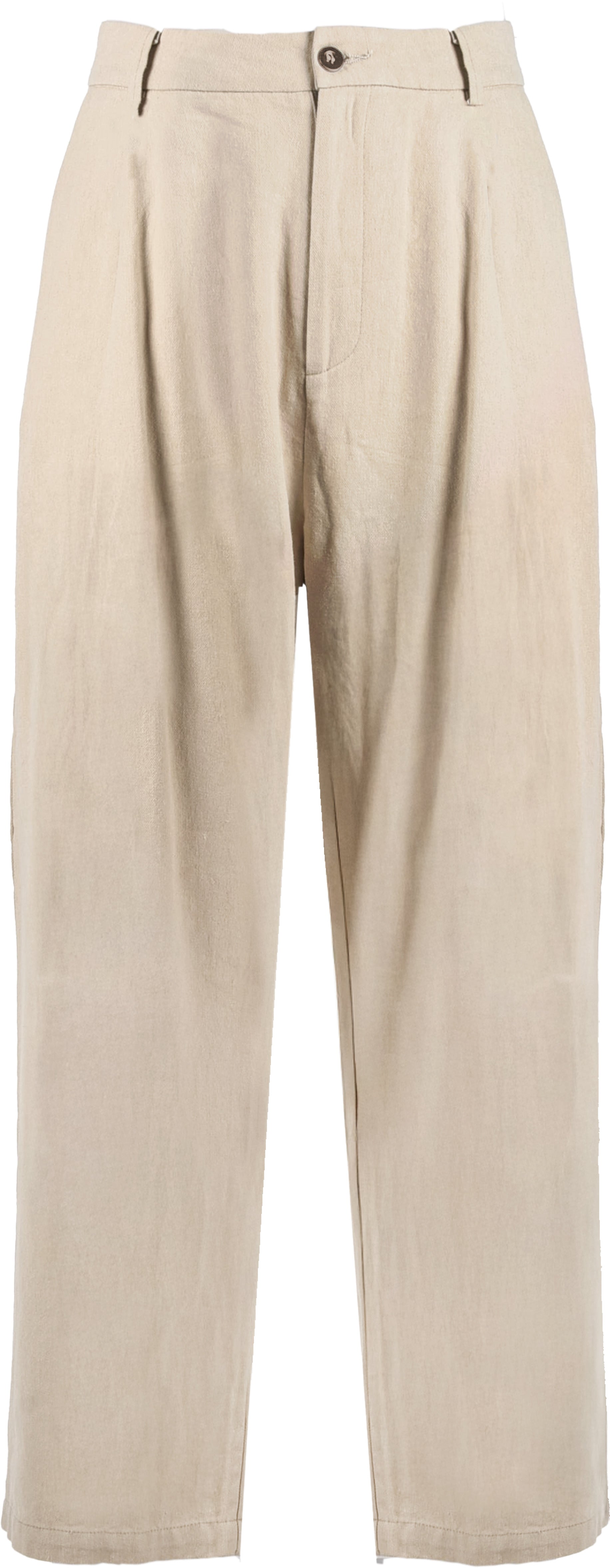 CHINOS MODELLO OVER IN MISTO LINO