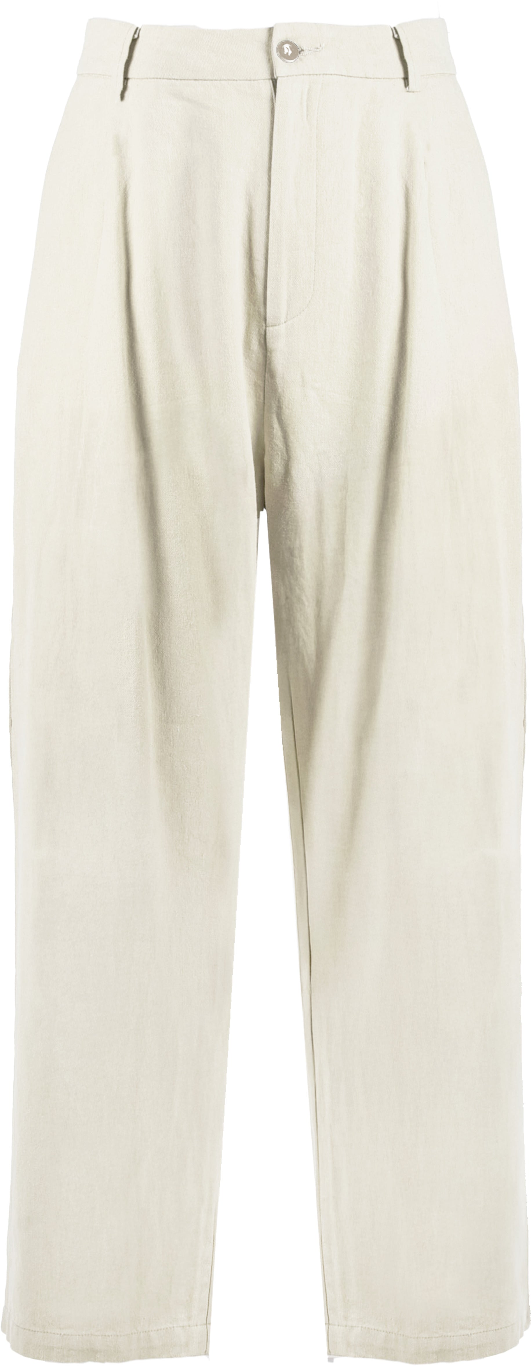 CHINOS MODELLO OVER IN MISTO LINO