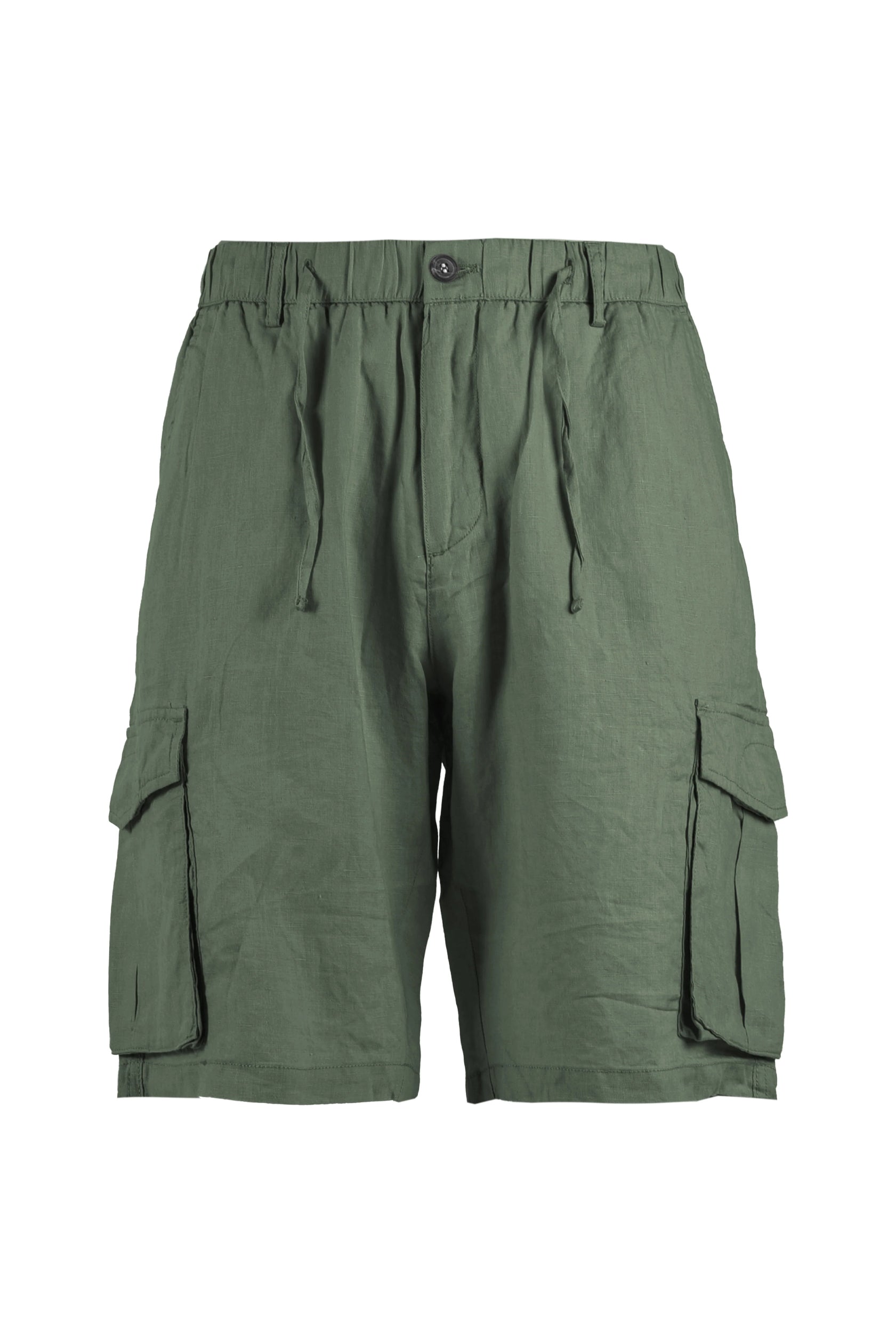 BERMUDA MISTO LINO CARGO