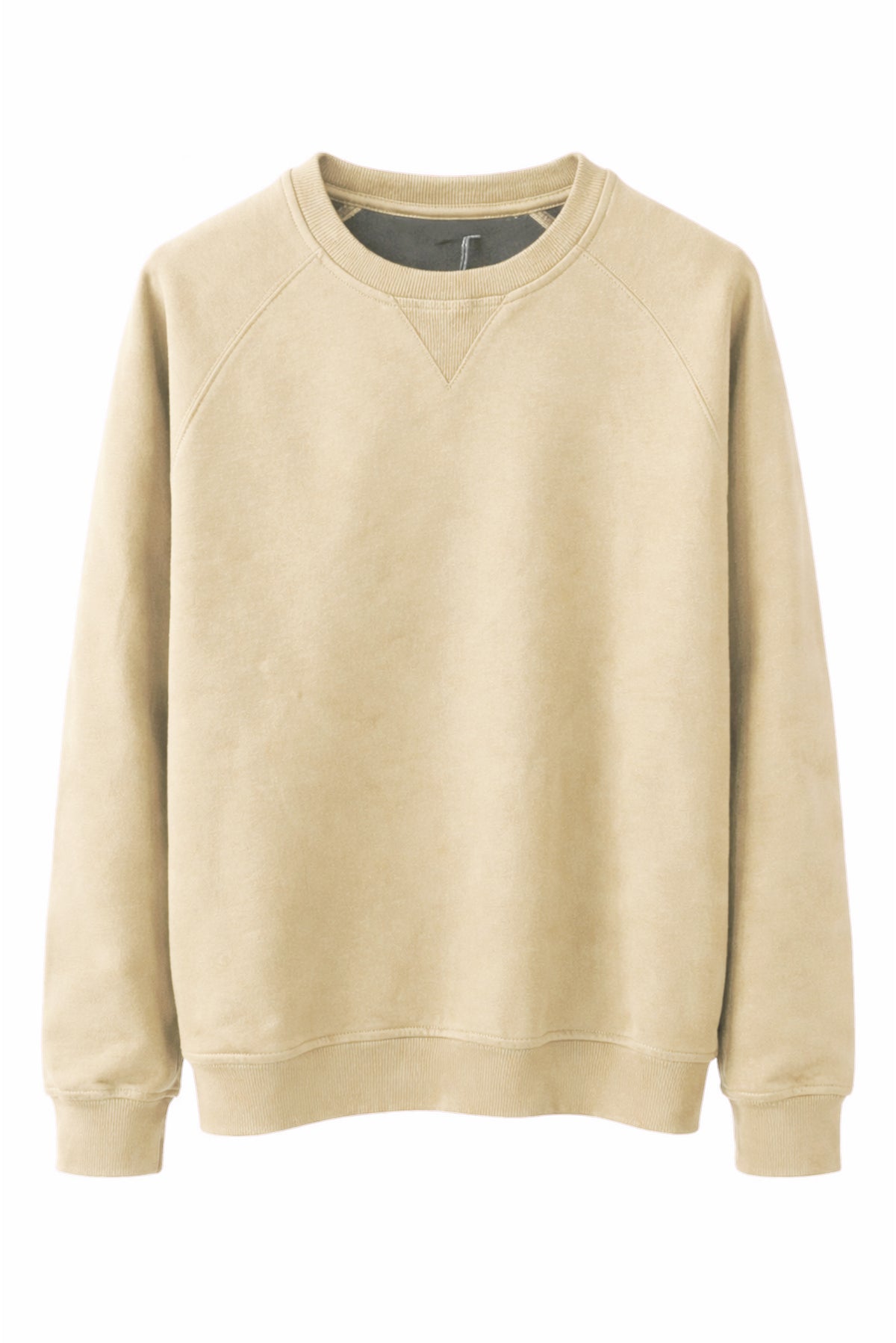 FELPA GIROCOLLO CON MANICHE RAGLAN