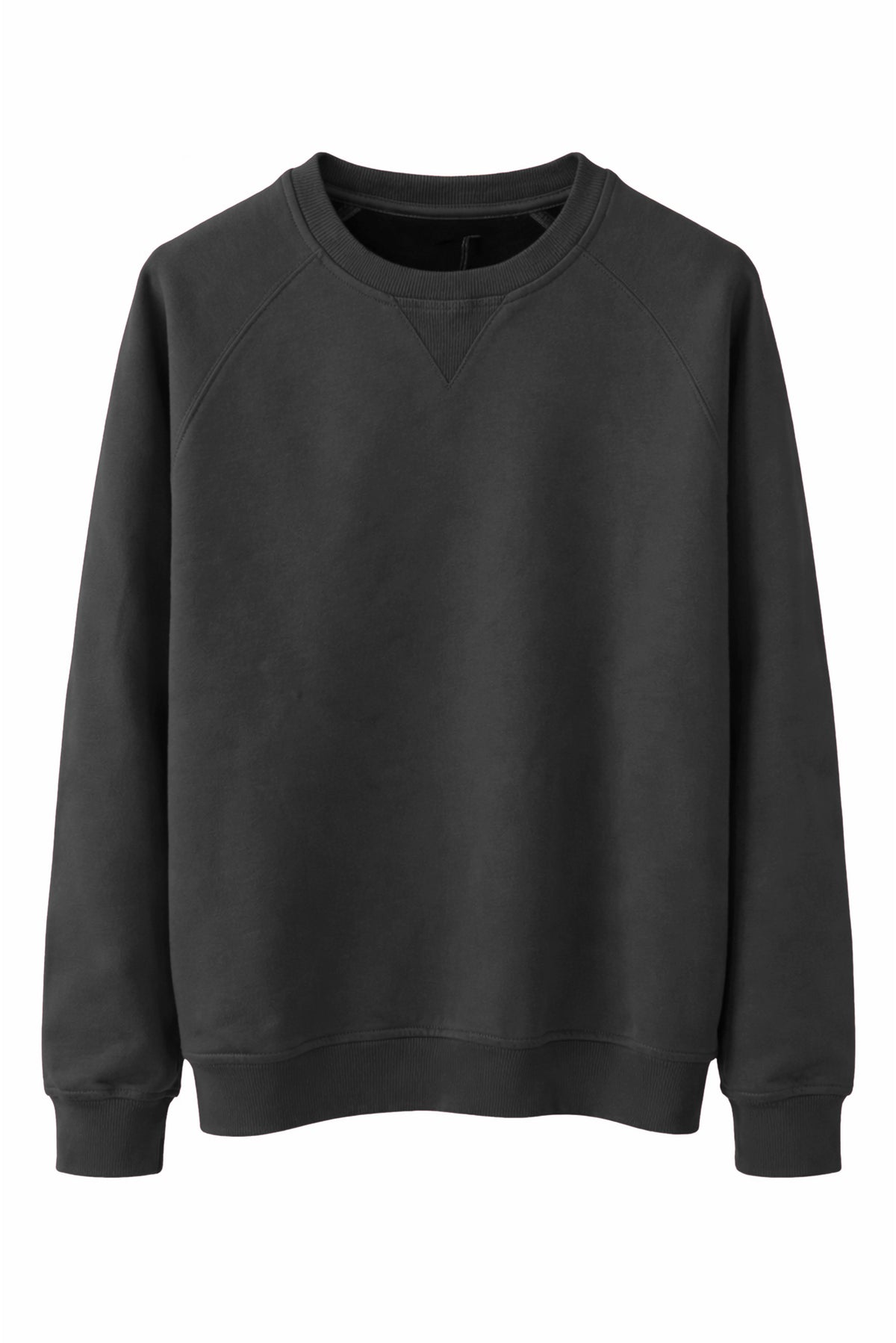 FELPA GIROCOLLO CON MANICHE RAGLAN
