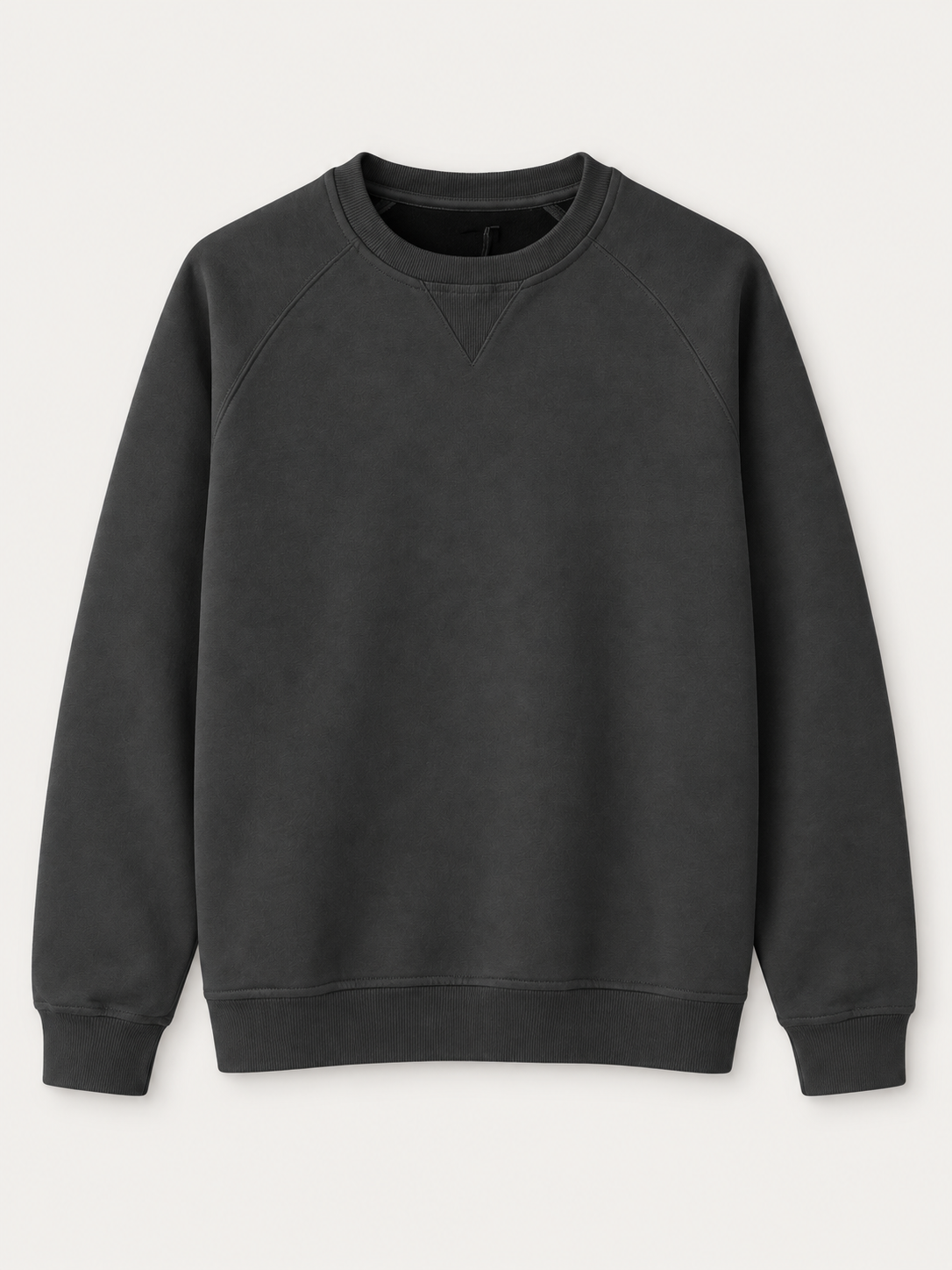FELPA GIROCOLLO CON MANICHE RAGLAN