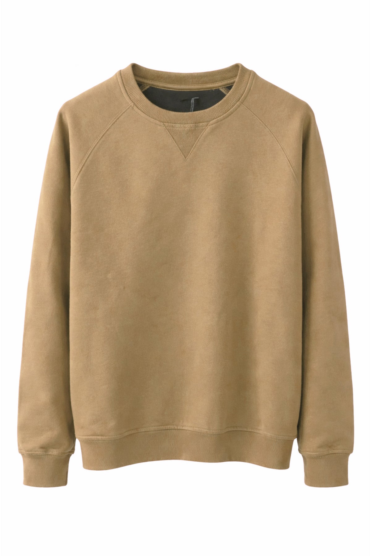 FELPA GIROCOLLO CON MANICHE RAGLAN