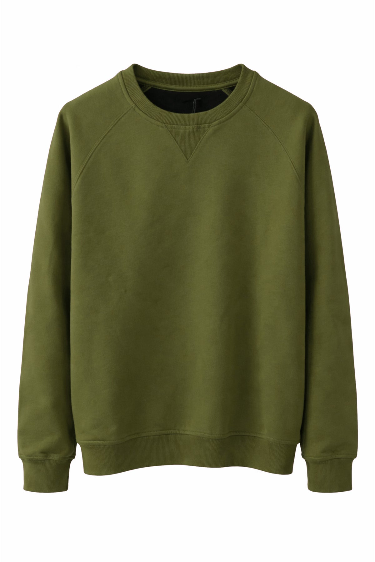 FELPA GIROCOLLO CON MANICHE RAGLAN