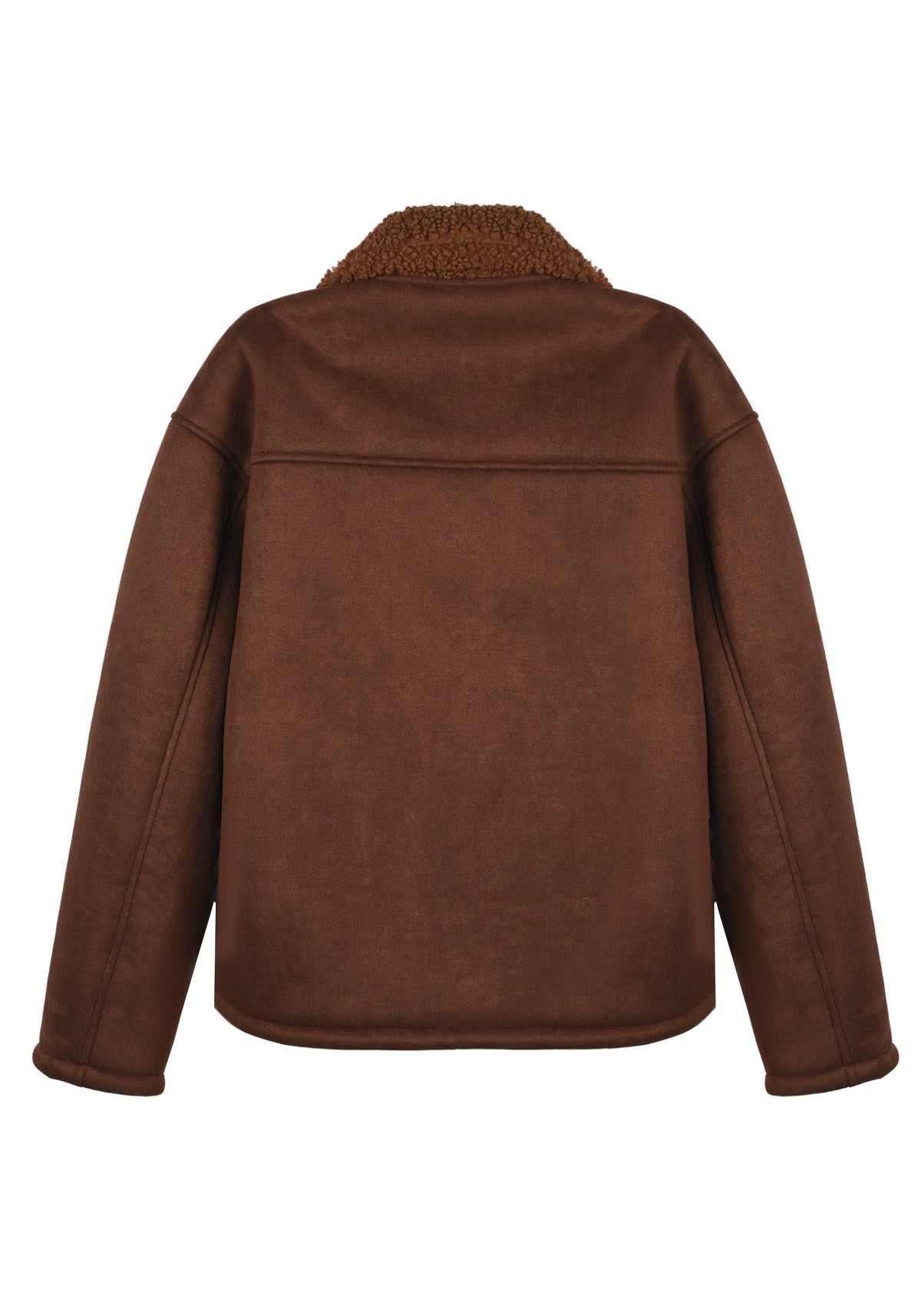 MONTONE CON COLLO CAMICIA SEMI- OVER