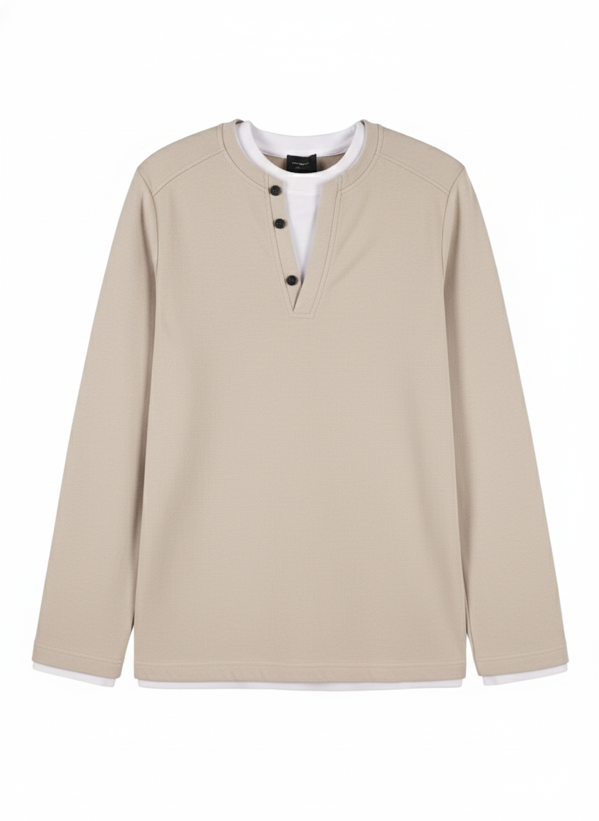 MAGLIA EFFETTO DOPPIO STRATTO