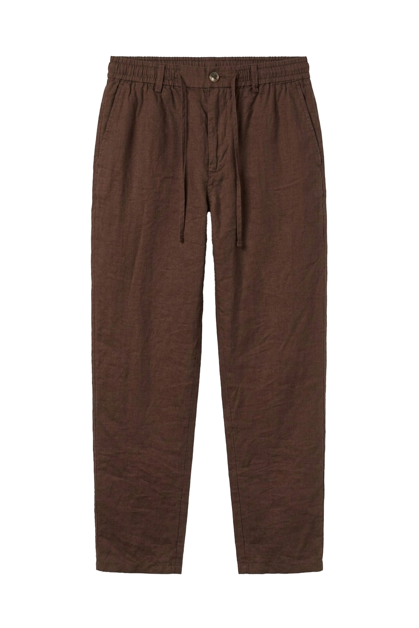 PANTALONE MISTO LINO COULISSE IN VITA VESTIBILITA REGULAR