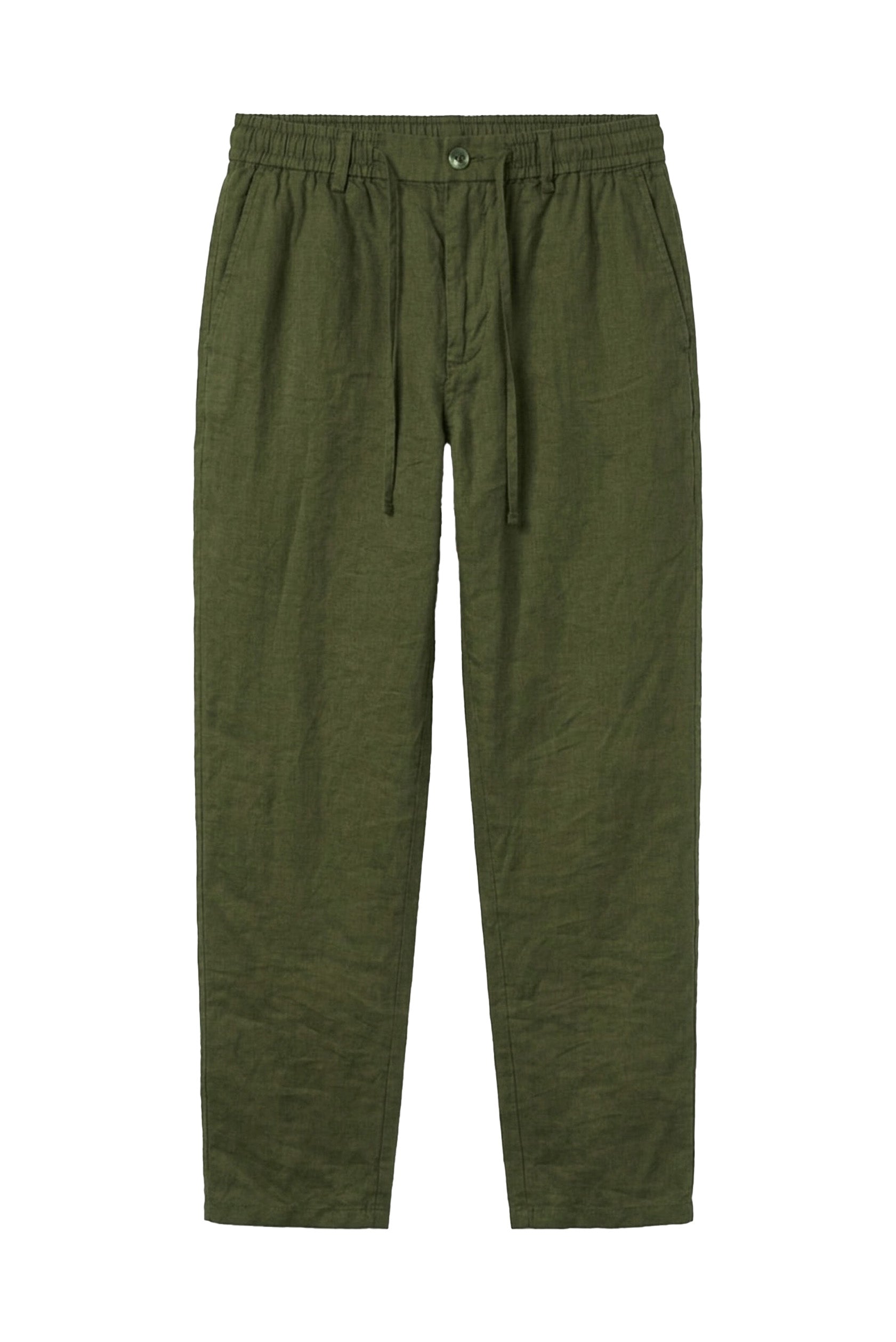 PANTALONE MISTO LINO COULISSE IN VITA VESTIBILITA REGULAR