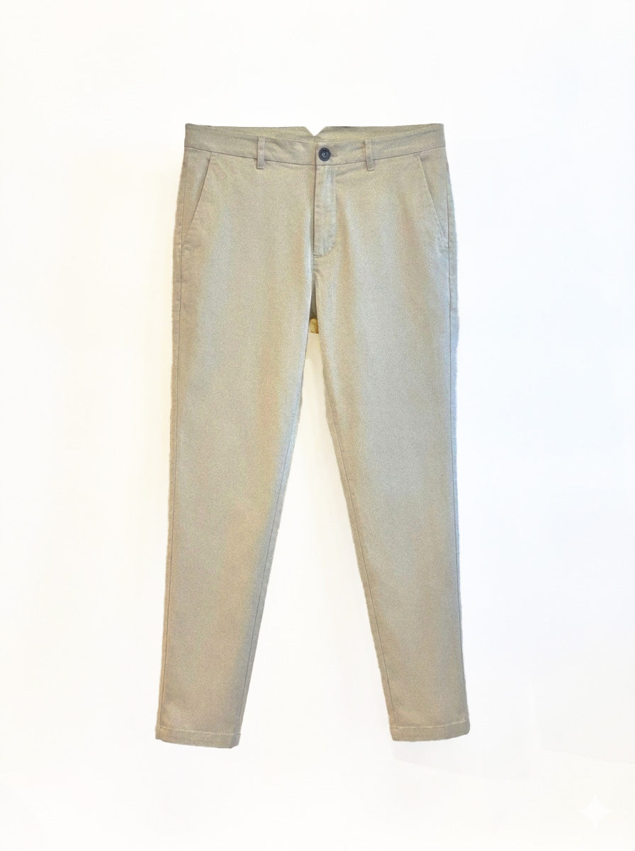 PANTALONE BASIC DI MISTO LINO