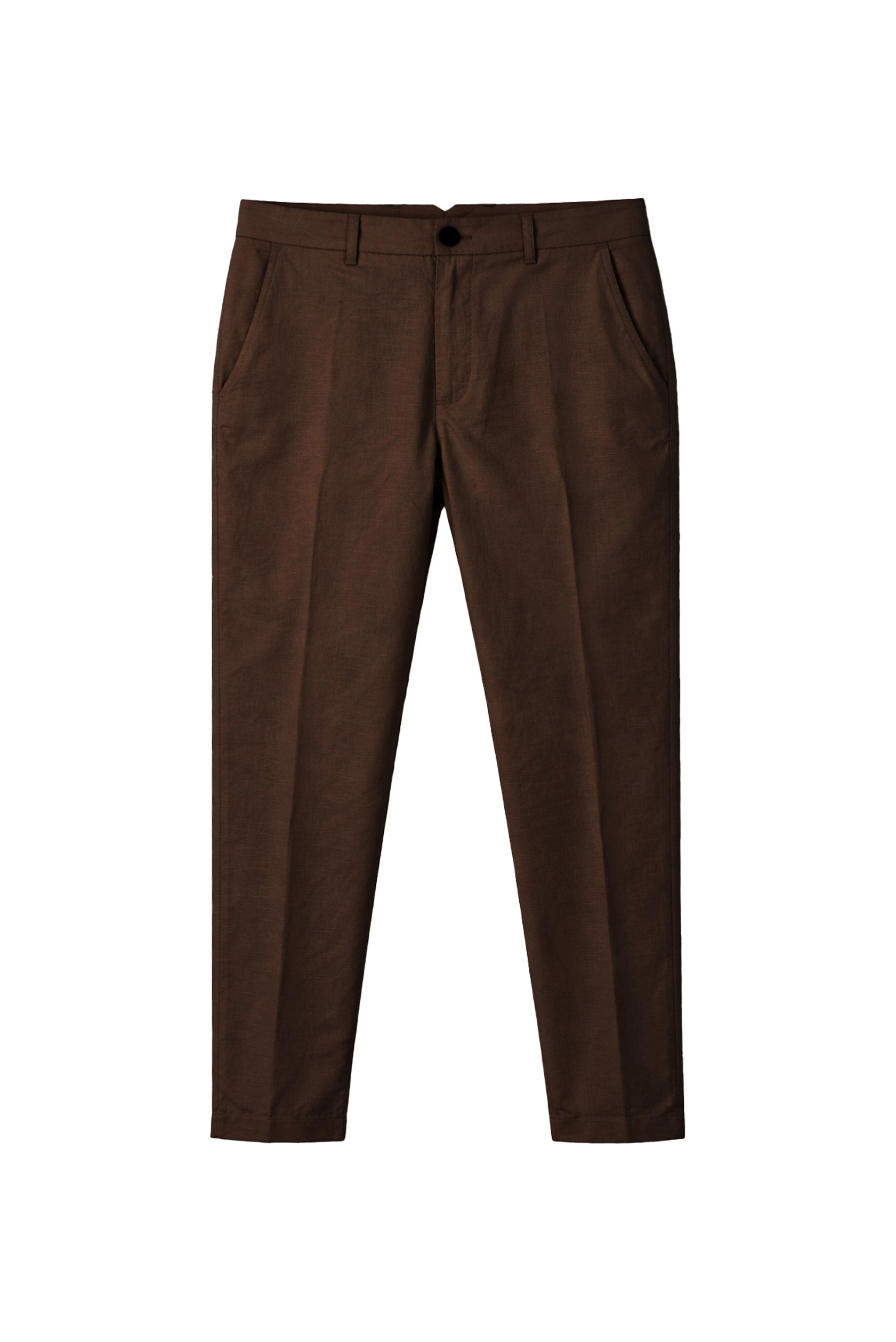 PANTALONE BASIC DI MISTO LINO