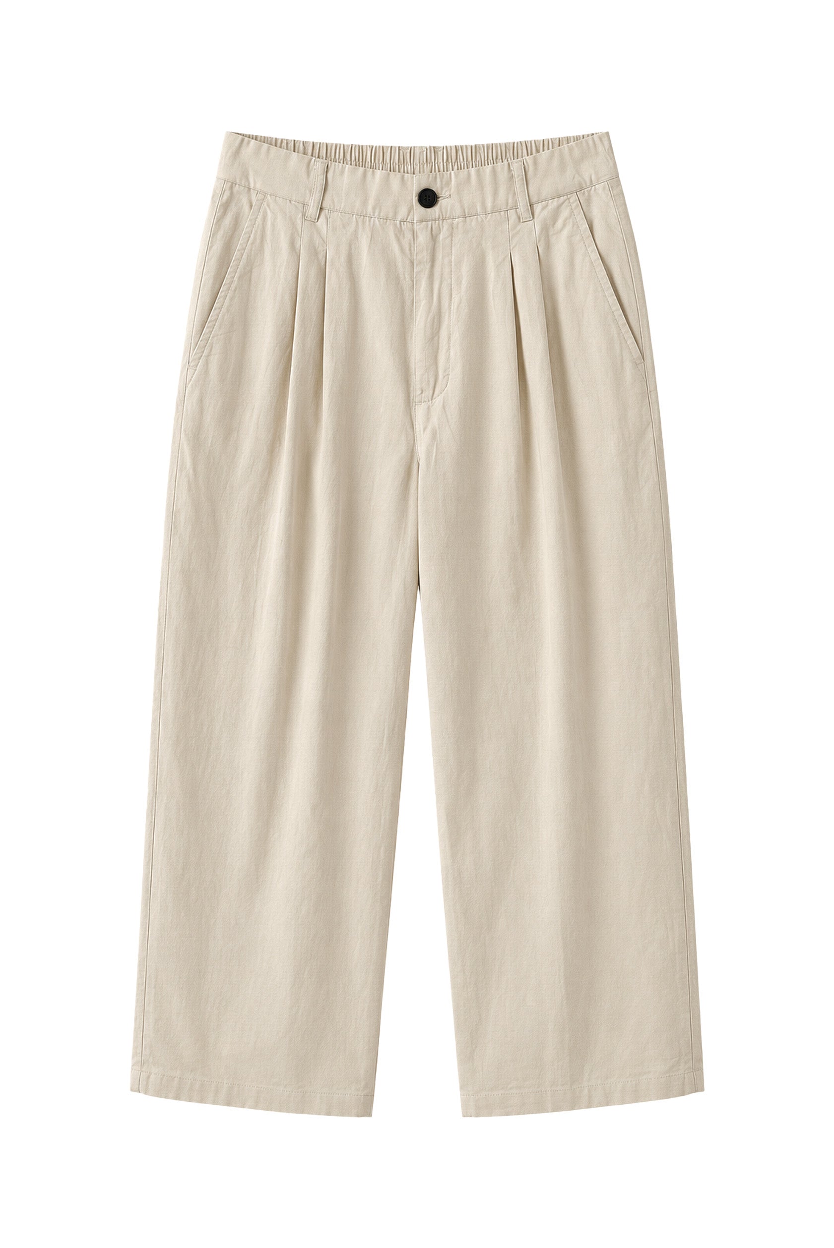 PANTALONE LARGO DI MISTO LINO