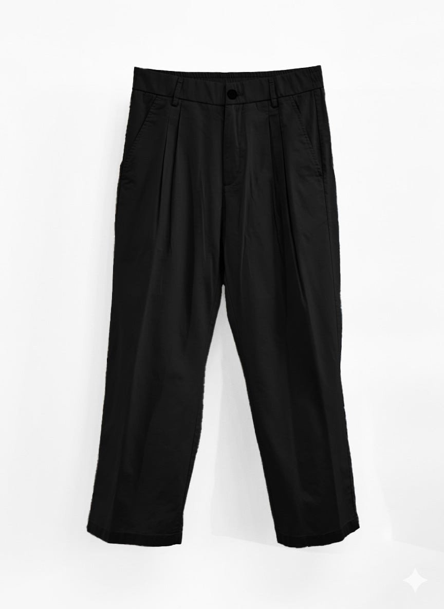 PANTALONE LARGO DI MISTO LINO