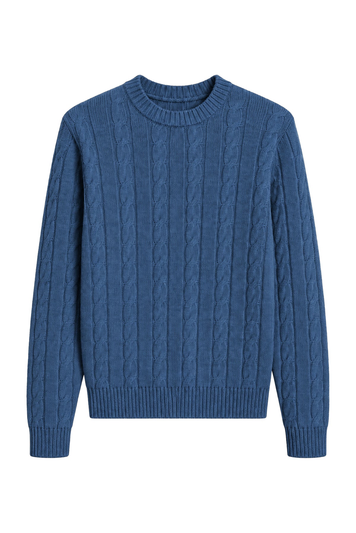 MAGLIONE GIROCOLLO A TRECCE