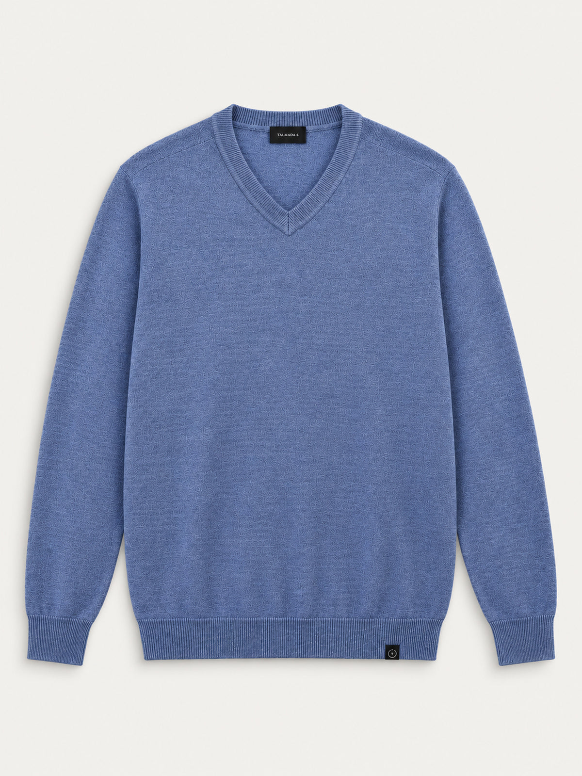 MAGLIA A COLLO V DI LANA
