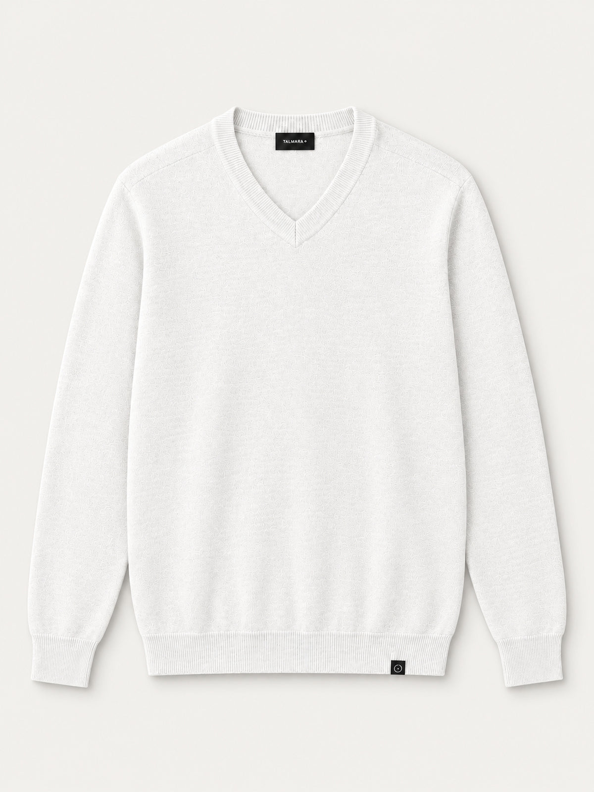 MAGLIA A COLLO V DI LANA