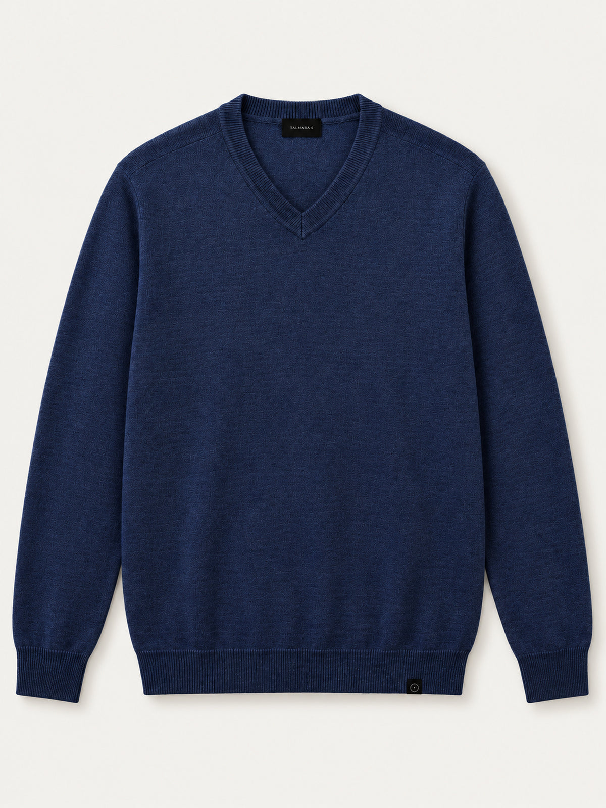 MAGLIA A COLLO V DI LANA