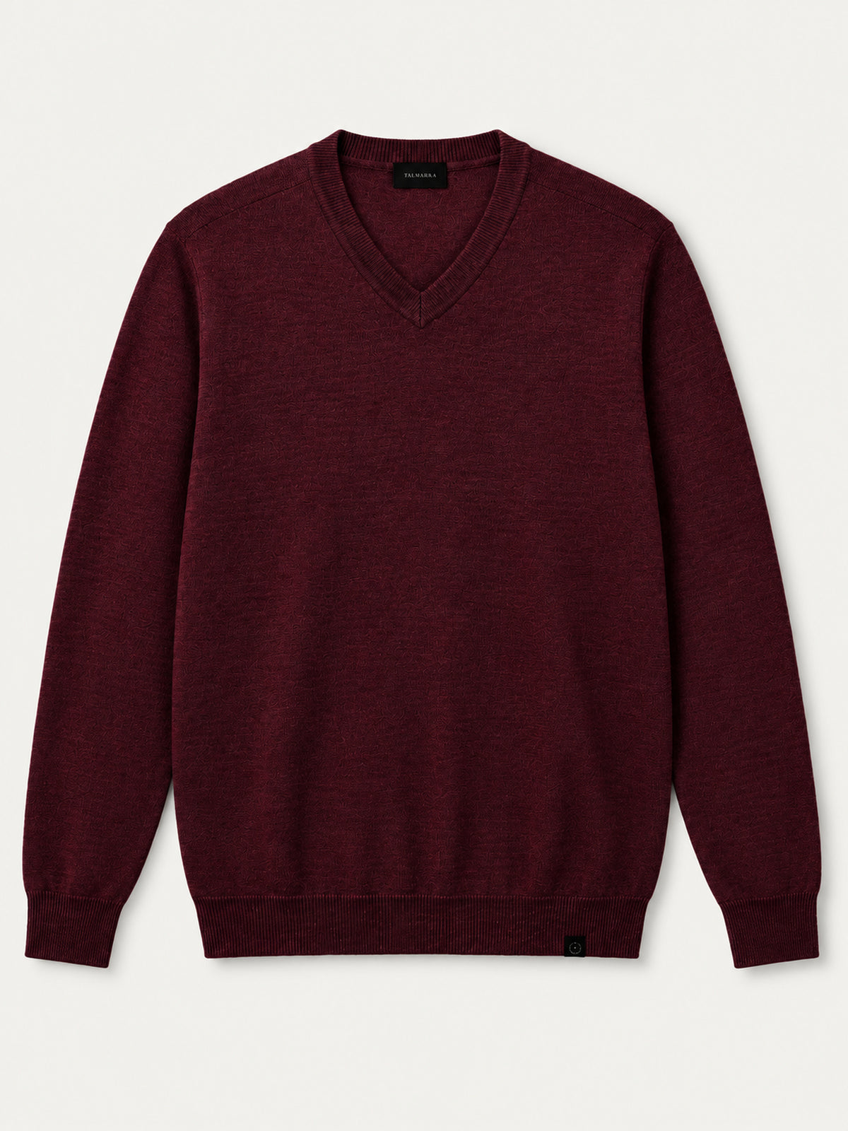 MAGLIA A COLLO V DI LANA