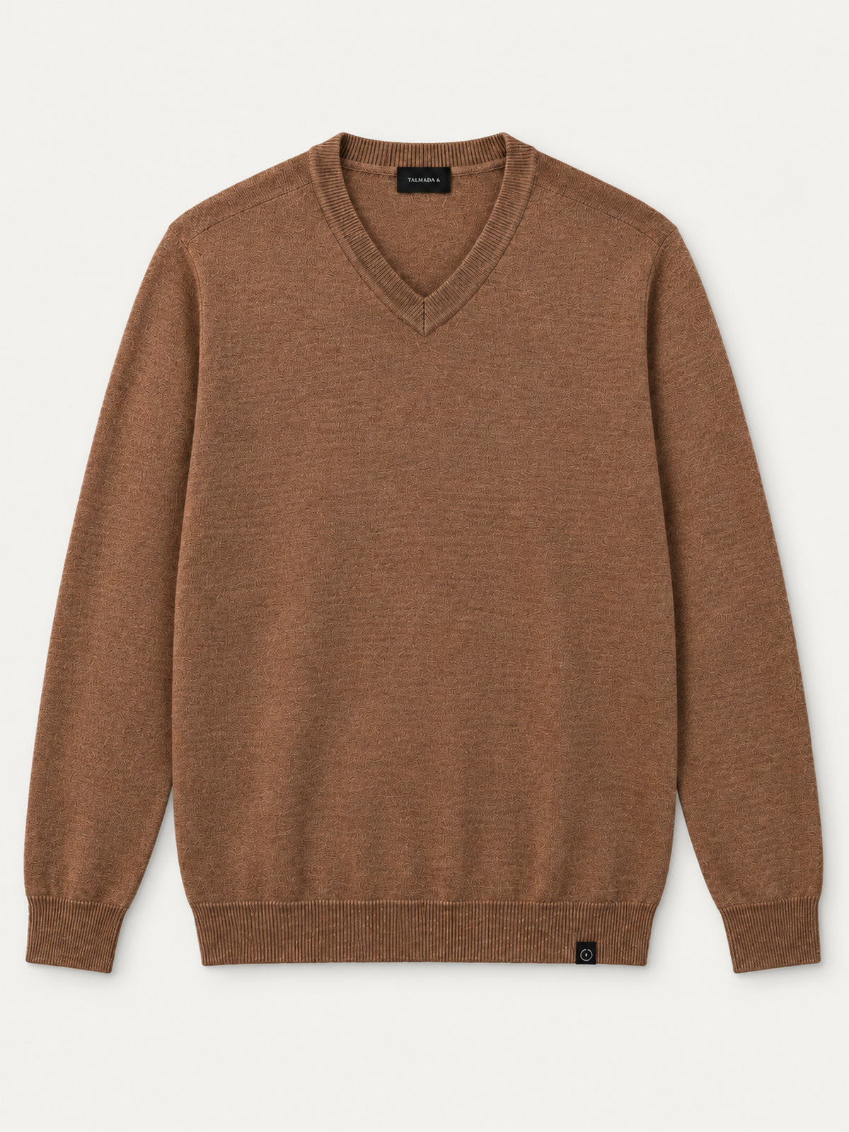 MAGLIA A COLLO V DI LANA