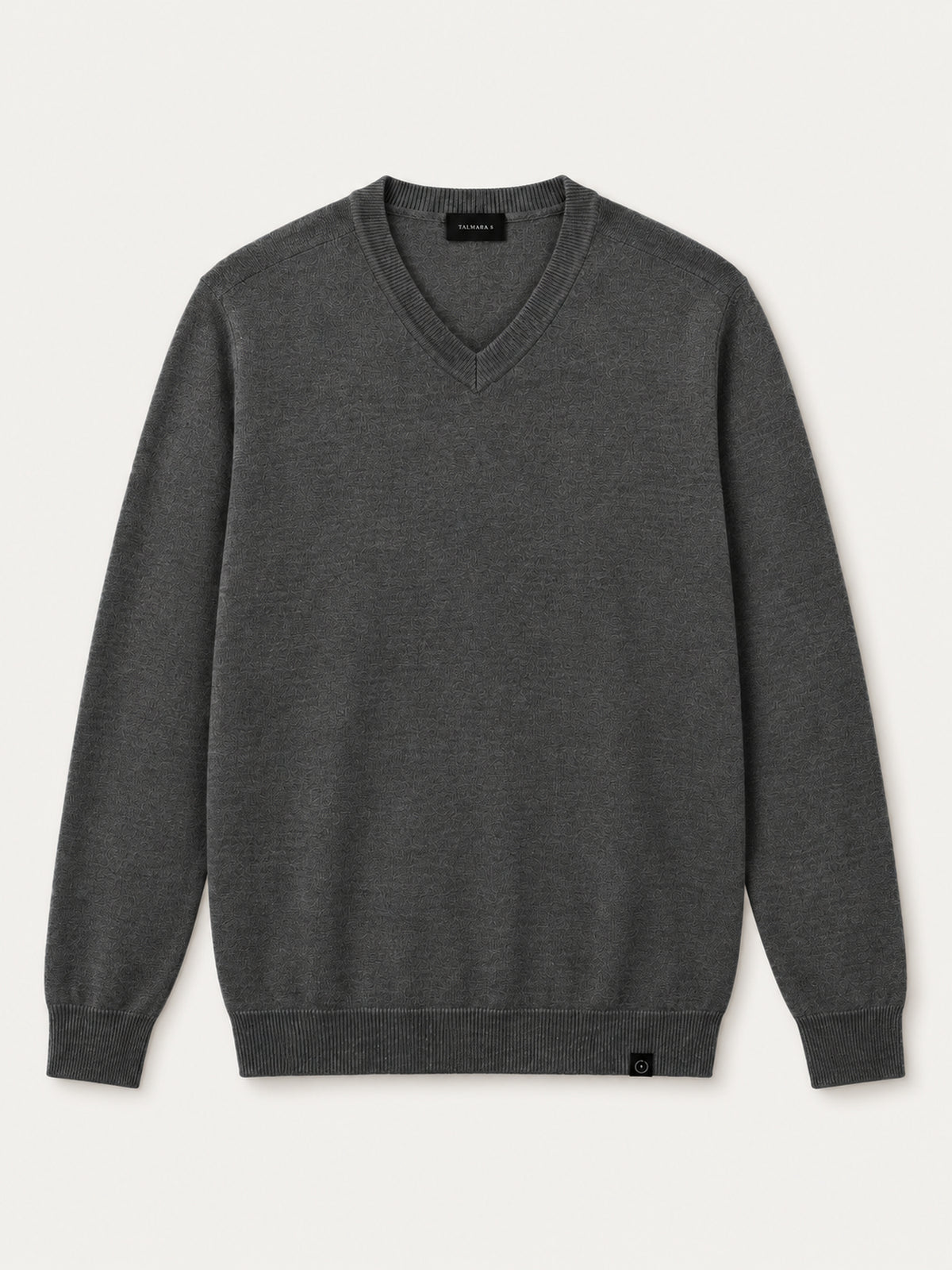 MAGLIA A COLLO V DI LANA