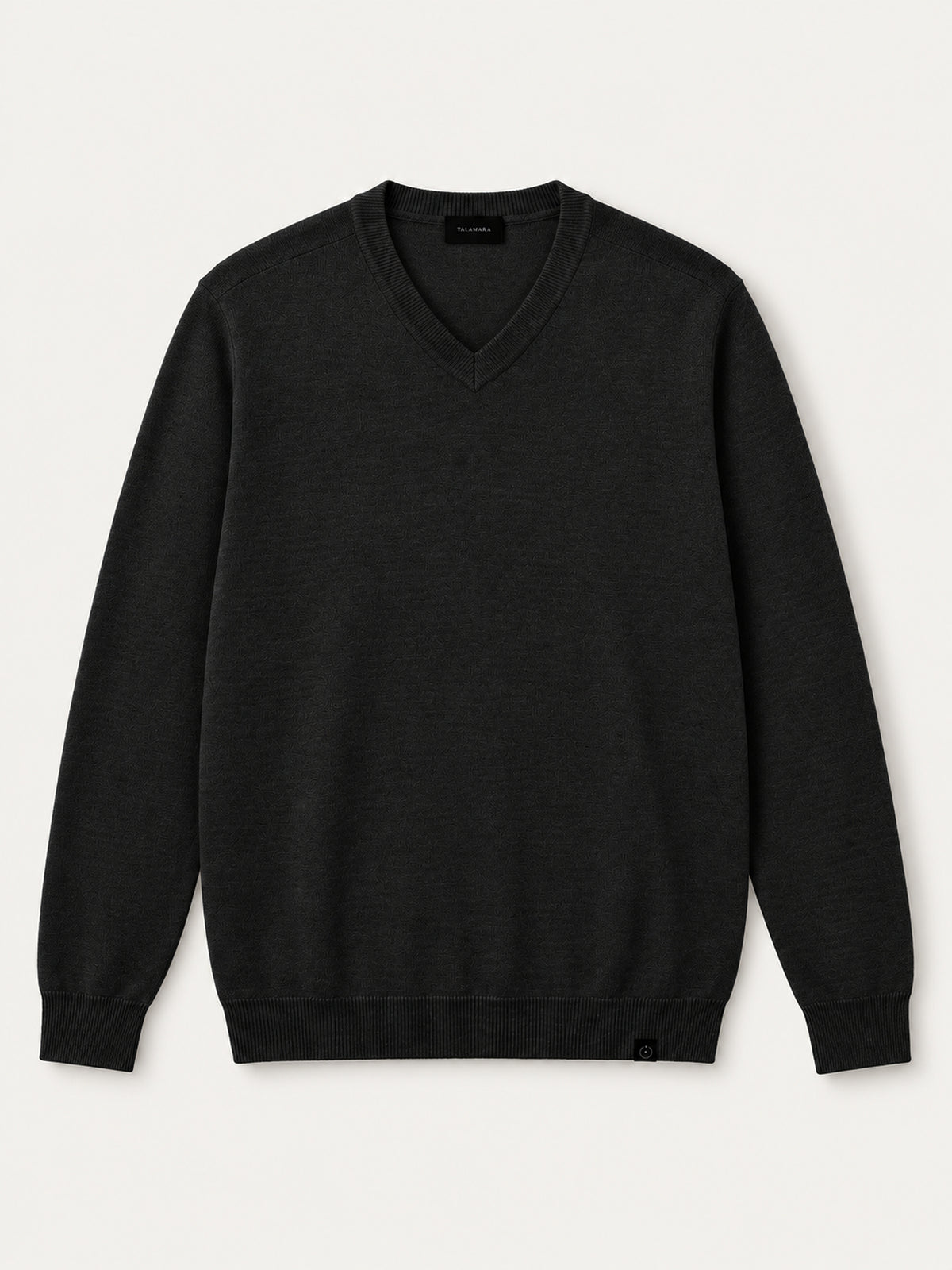 MAGLIA A COLLO V DI LANA