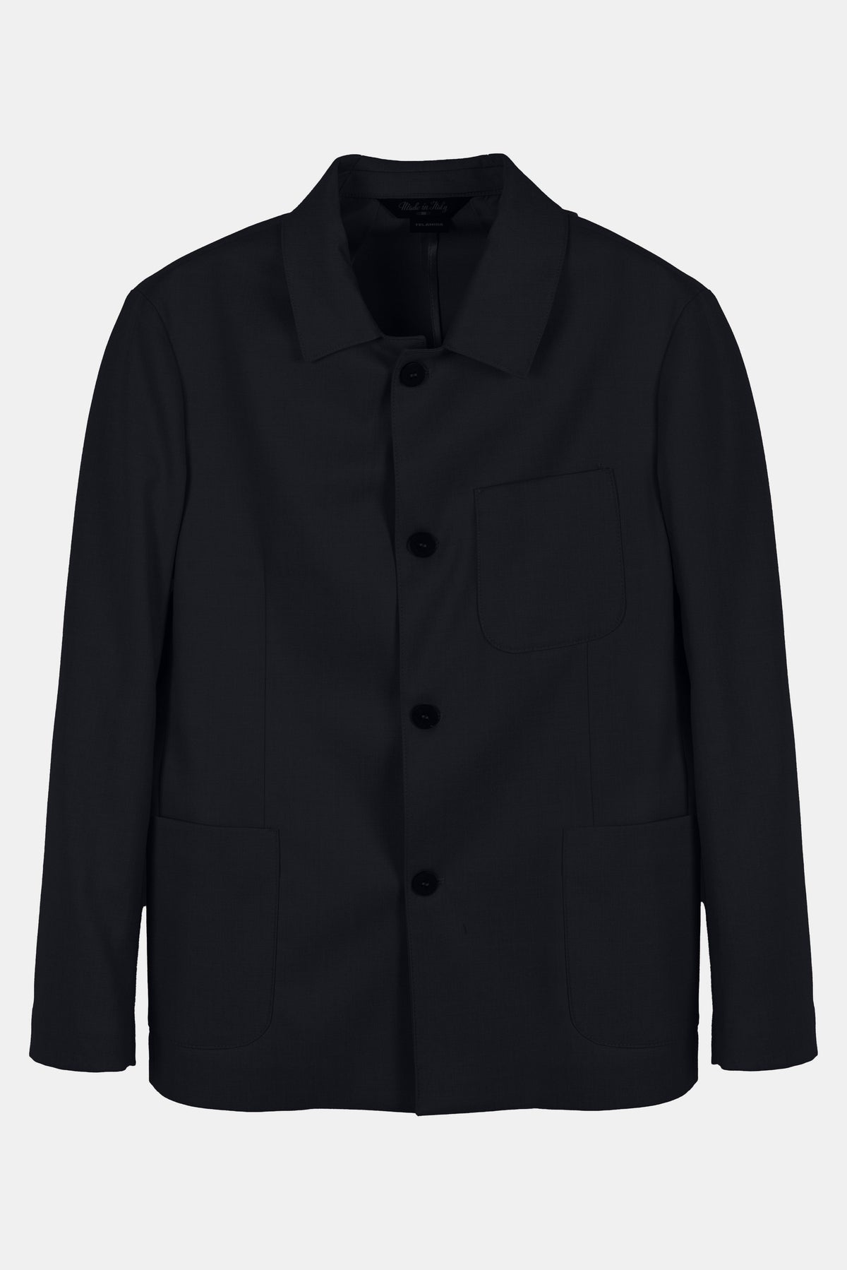 GIACCA CAMICIA TESSUTO MANO LANA