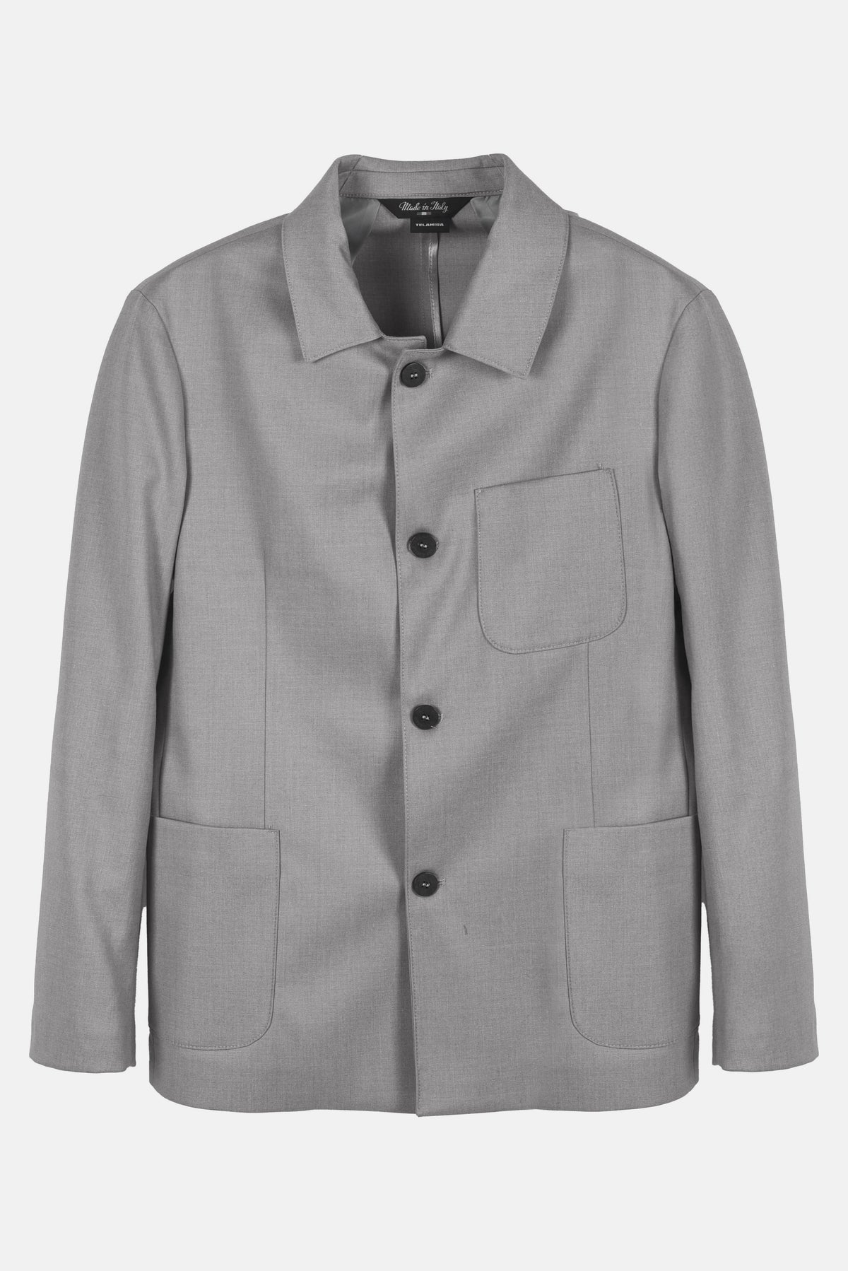 GIACCA CAMICIA TESSUTO MANO LANA