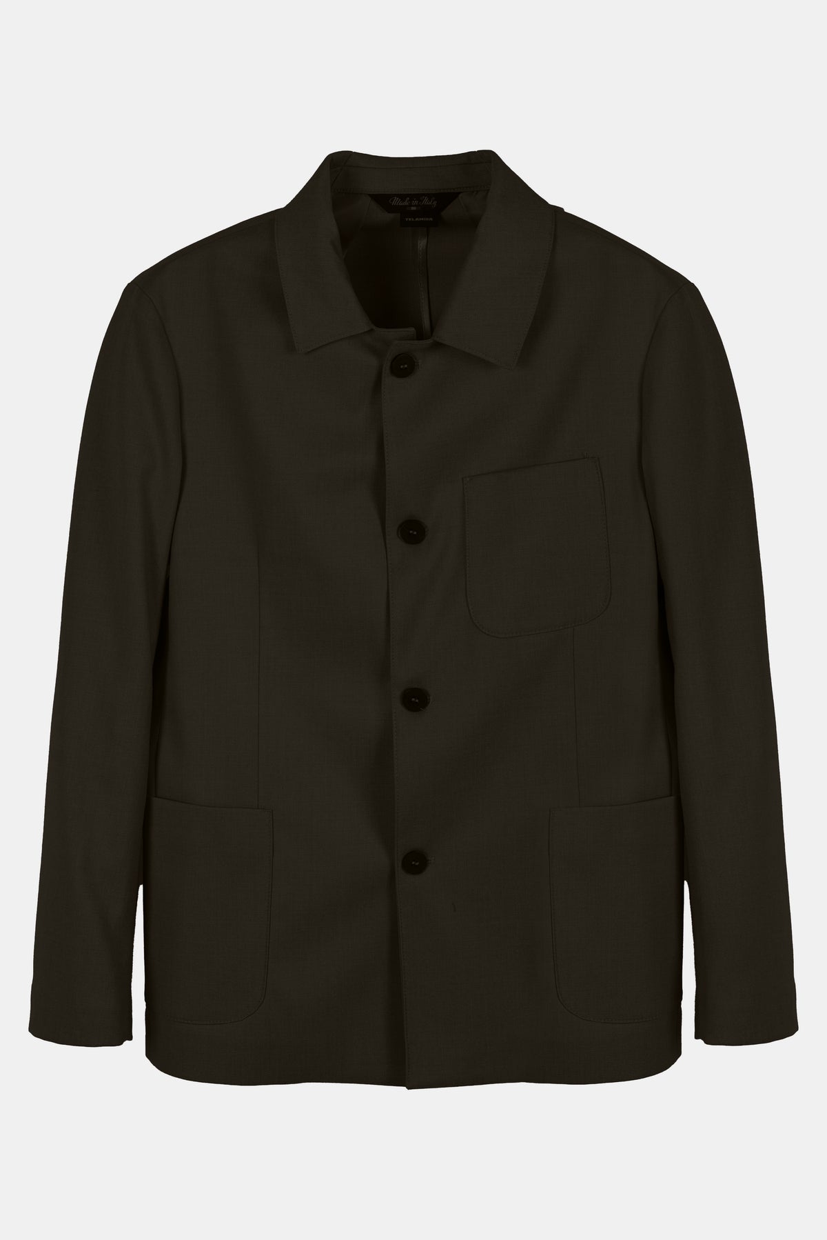 GIACCA CAMICIA TESSUTO MANO LANA