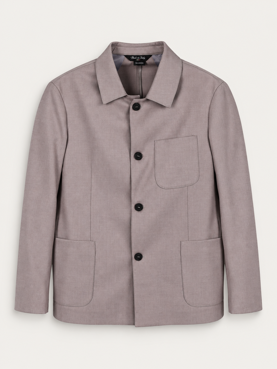 GIACCA CAMICIA TESSUTO MANO LANA